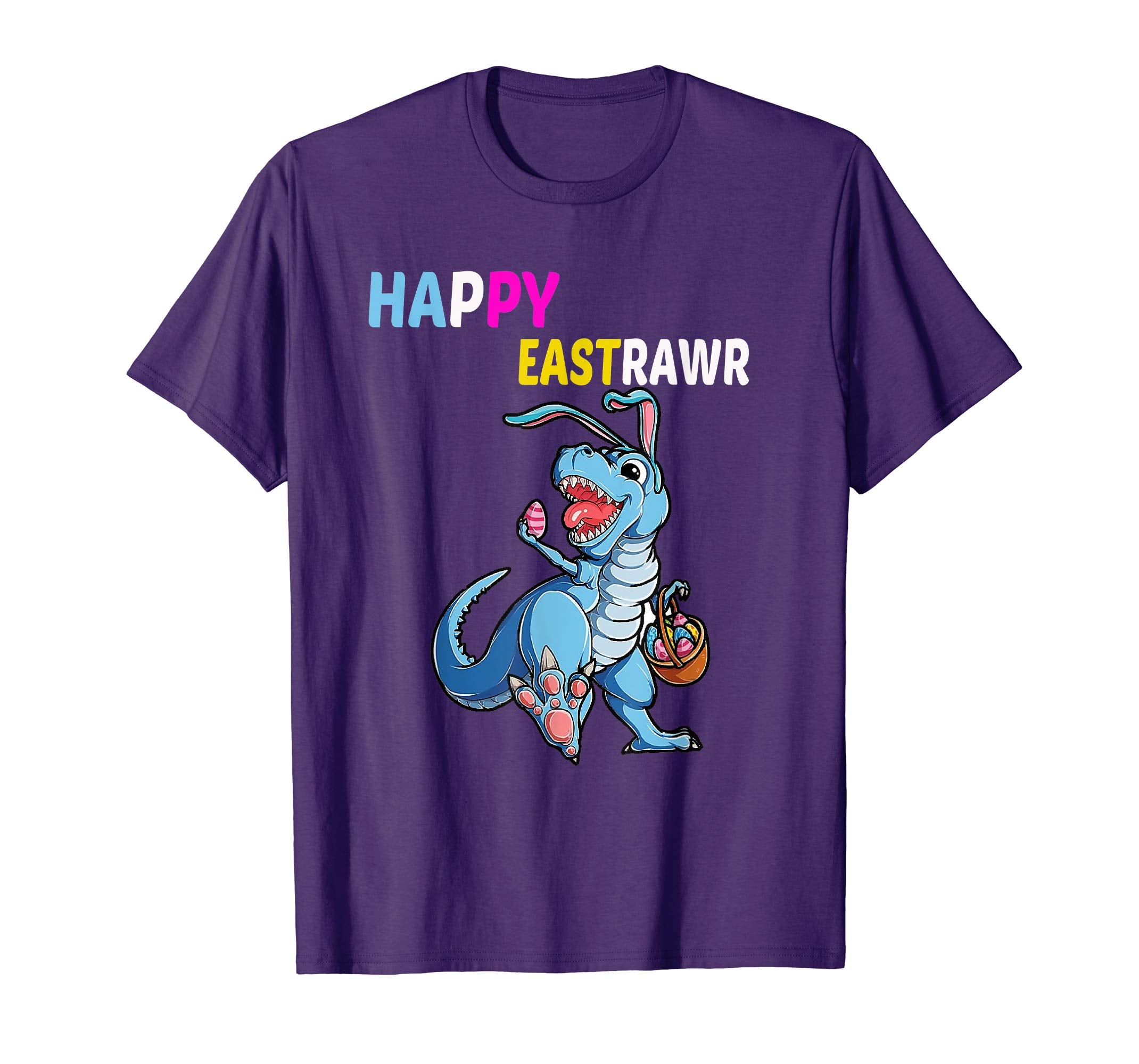Happy Eastrawr T Rex Dinosaur Easter Bunny Egg Shirt