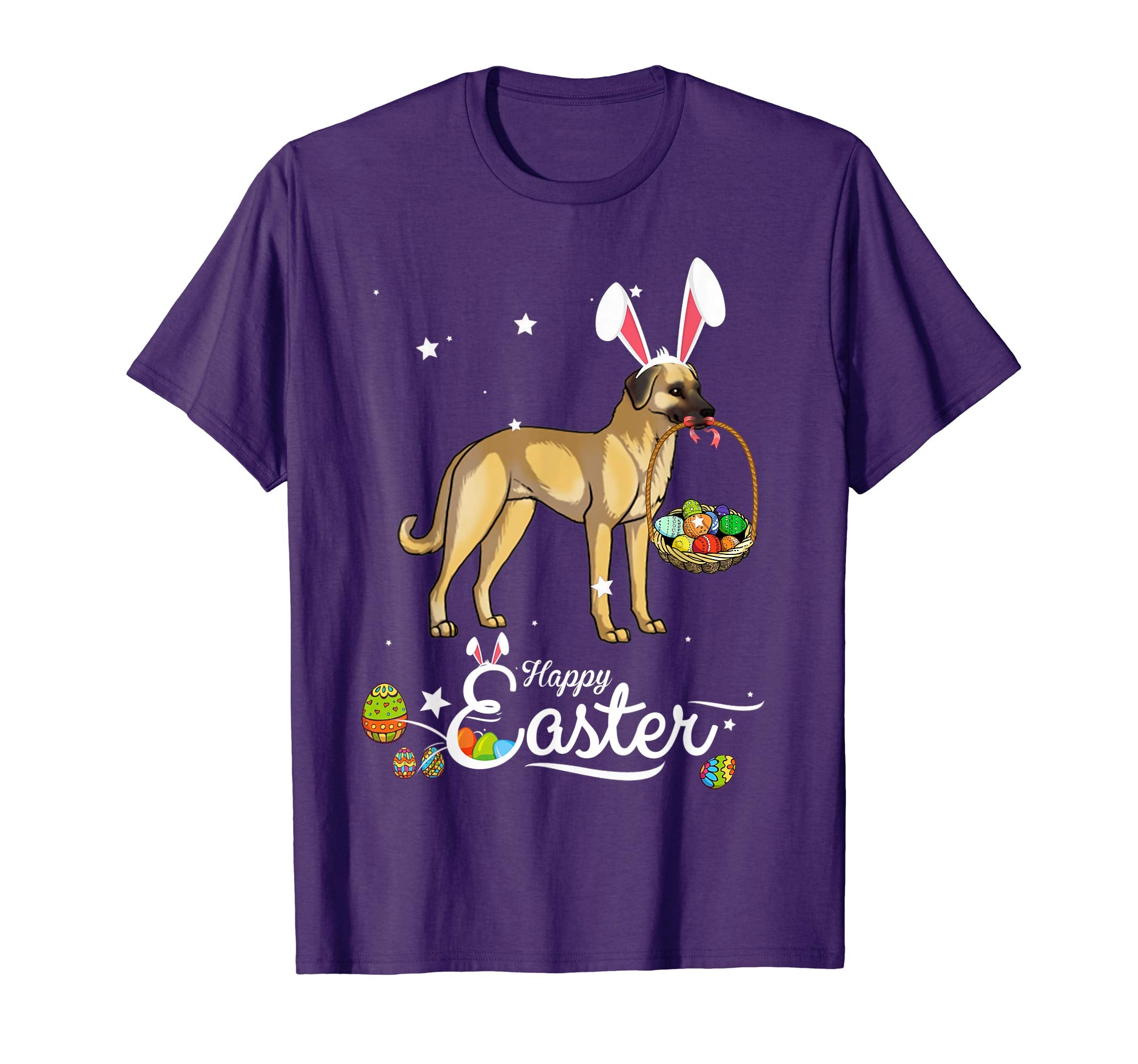 Anatolian Shepherd Dog With Bunny Hat Easter Costume T Shirt