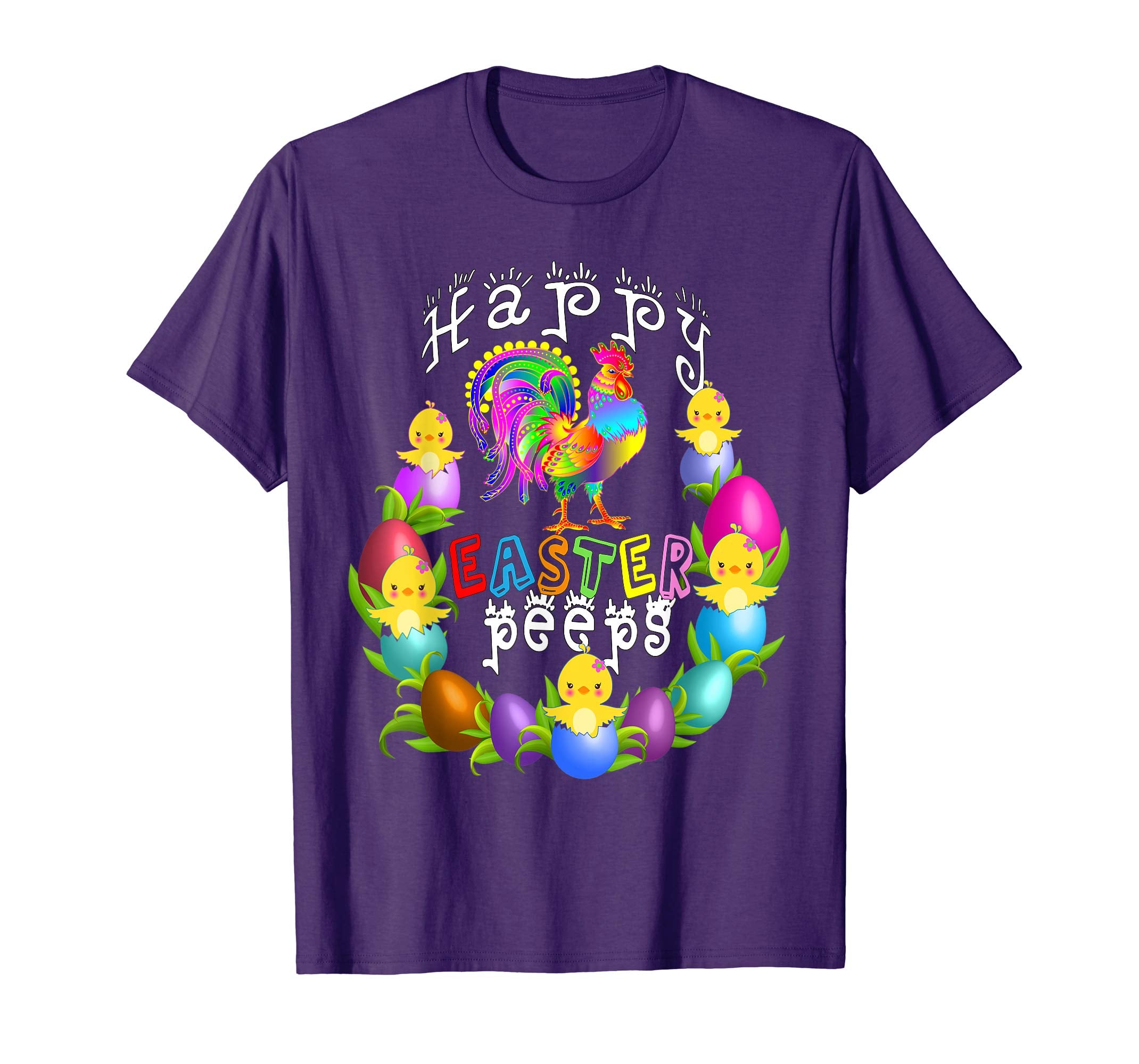 Easter Eggs Peeps T-Shirt Peeps Mom Dad Teacher Gift Tees