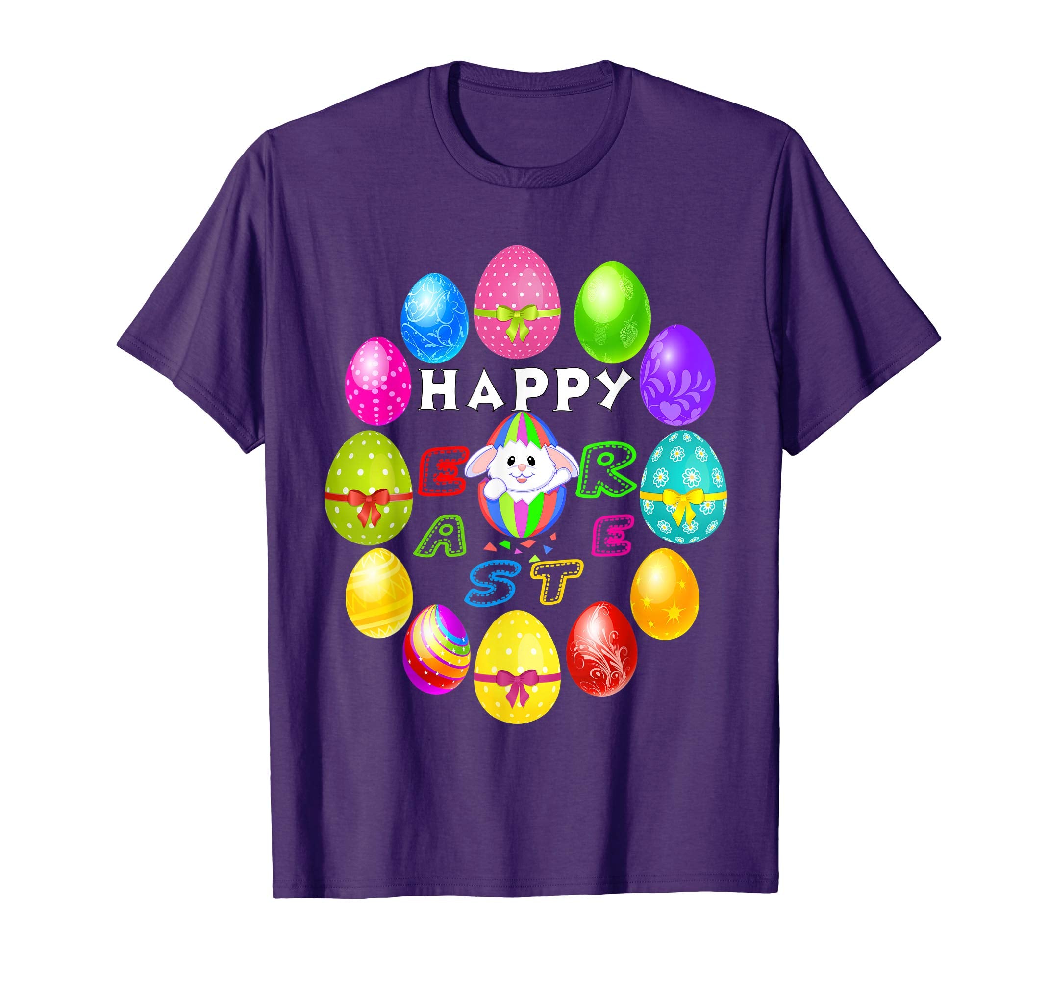 Easter Day T Shirt Funny Easter Bunny Color Egg T-Shirt