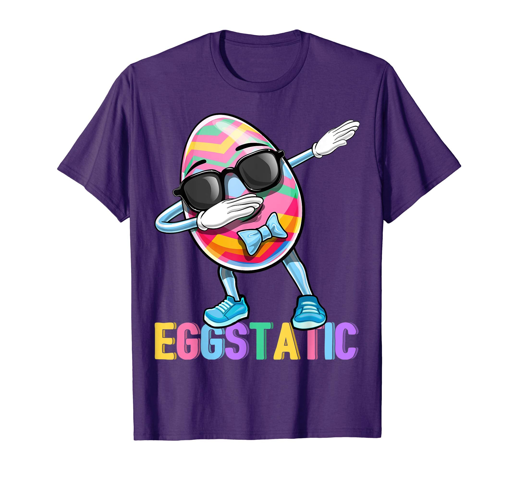 Eggstatic Dabbing Easter Egg Shirt for Kids Easter Day Gift