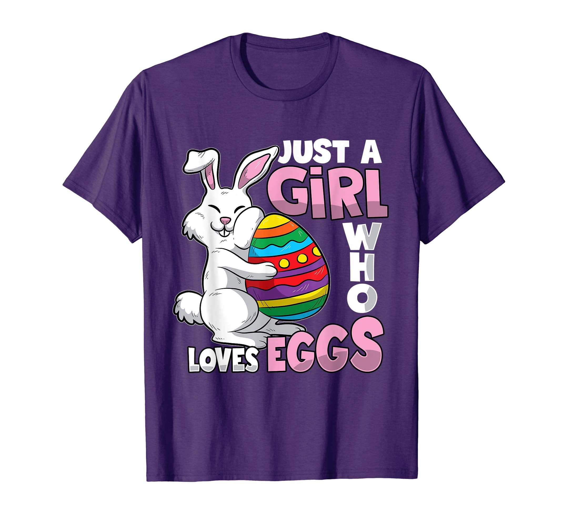 Easter Egg Hunt Girl T-shirt Cute Girls Teens Women Gift