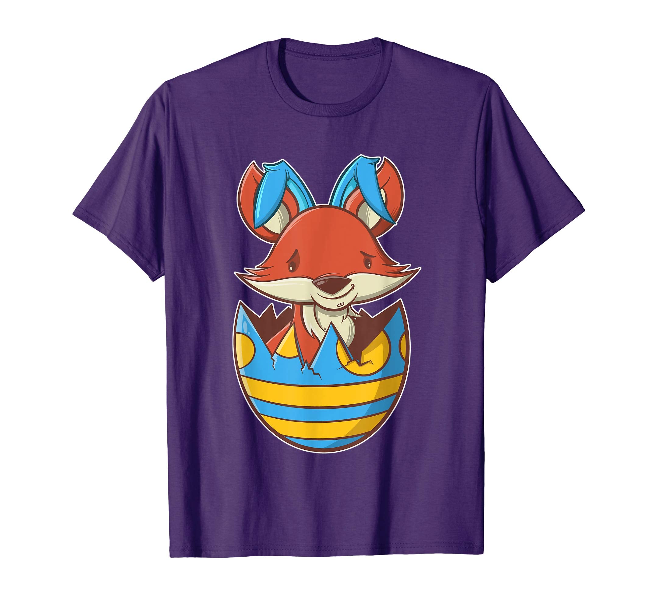 Fox Bunny Easter T Shirt for Boys, Girls, &amp; Adults