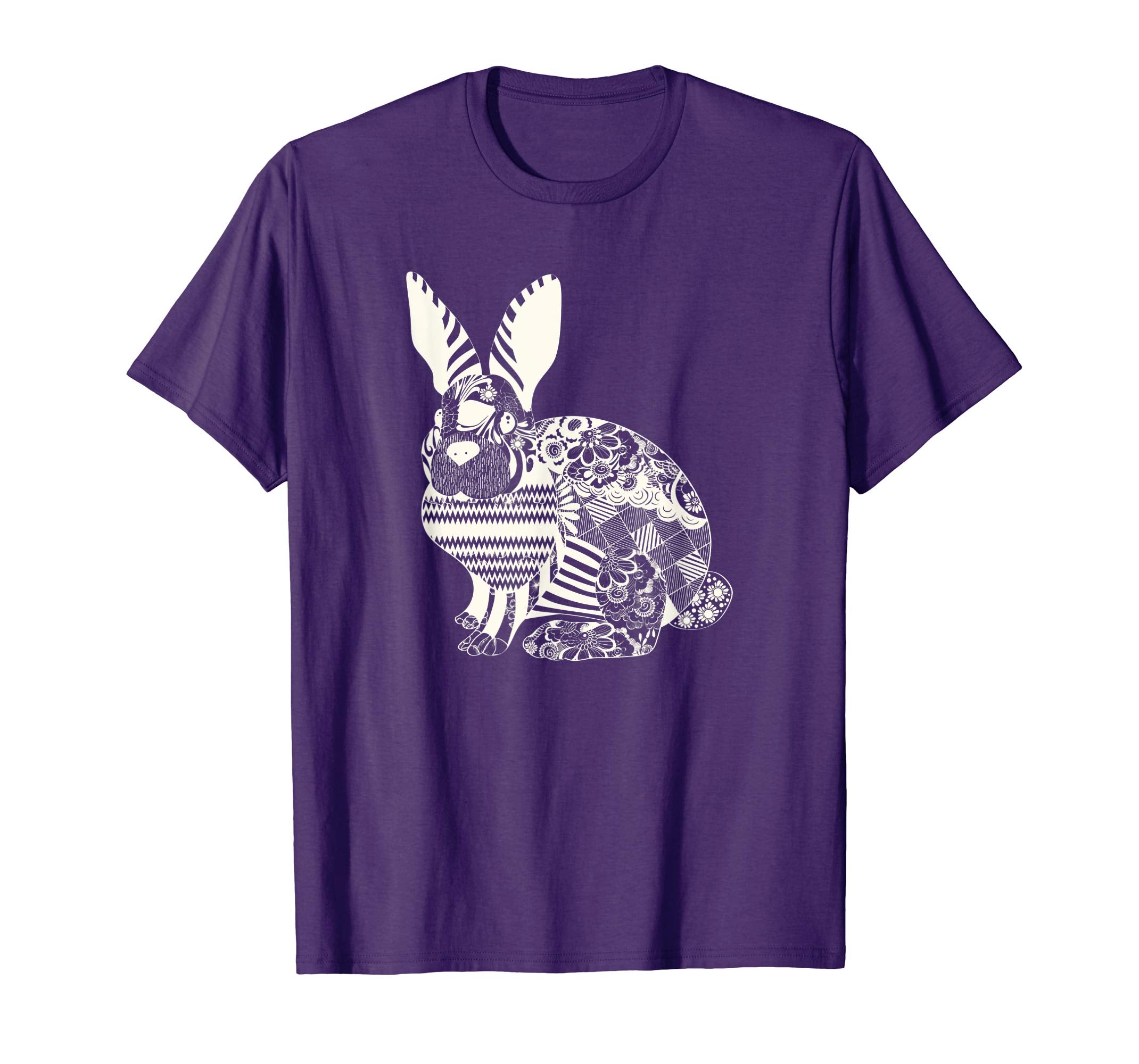 Artistic Ethno EASTER BUNNY Silhouette 1 - Fun T-Shirt