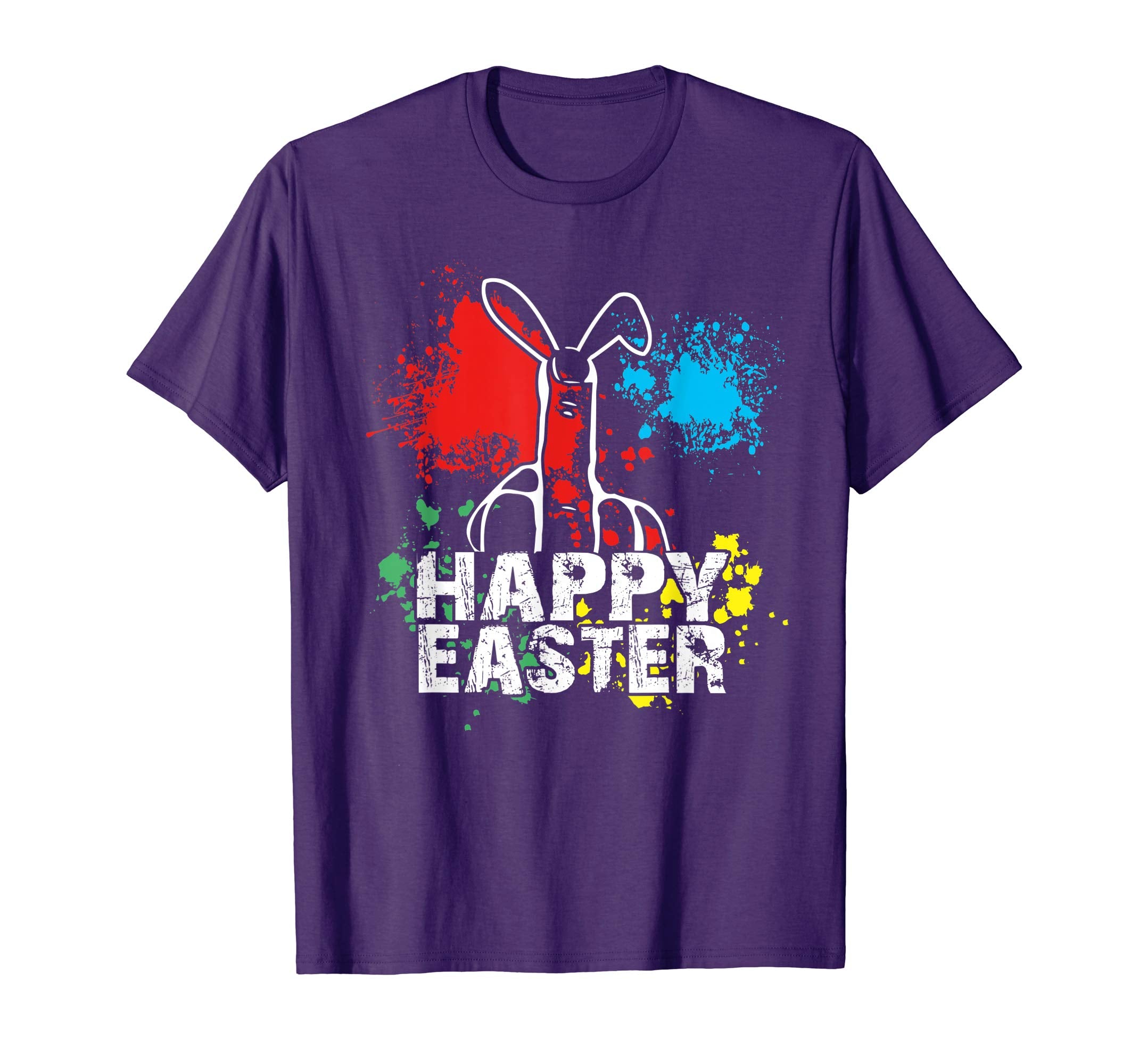 HAPPY FUCKING EASTER FUCKFINGER IRONIC UGLY T Shirt