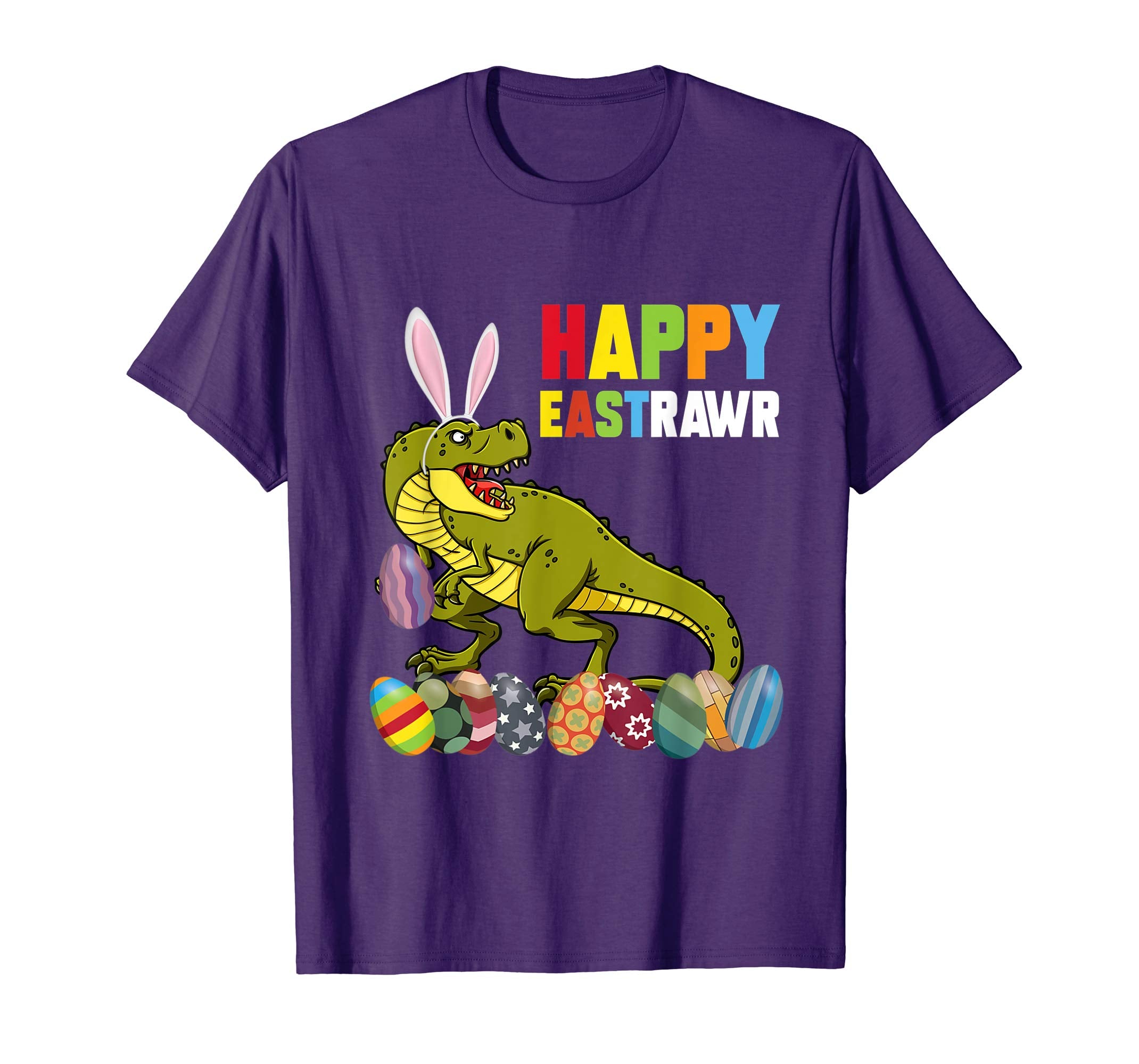 Rex Dinosaur Easter Happy Eastrawr Bunny Egg T-shirt
