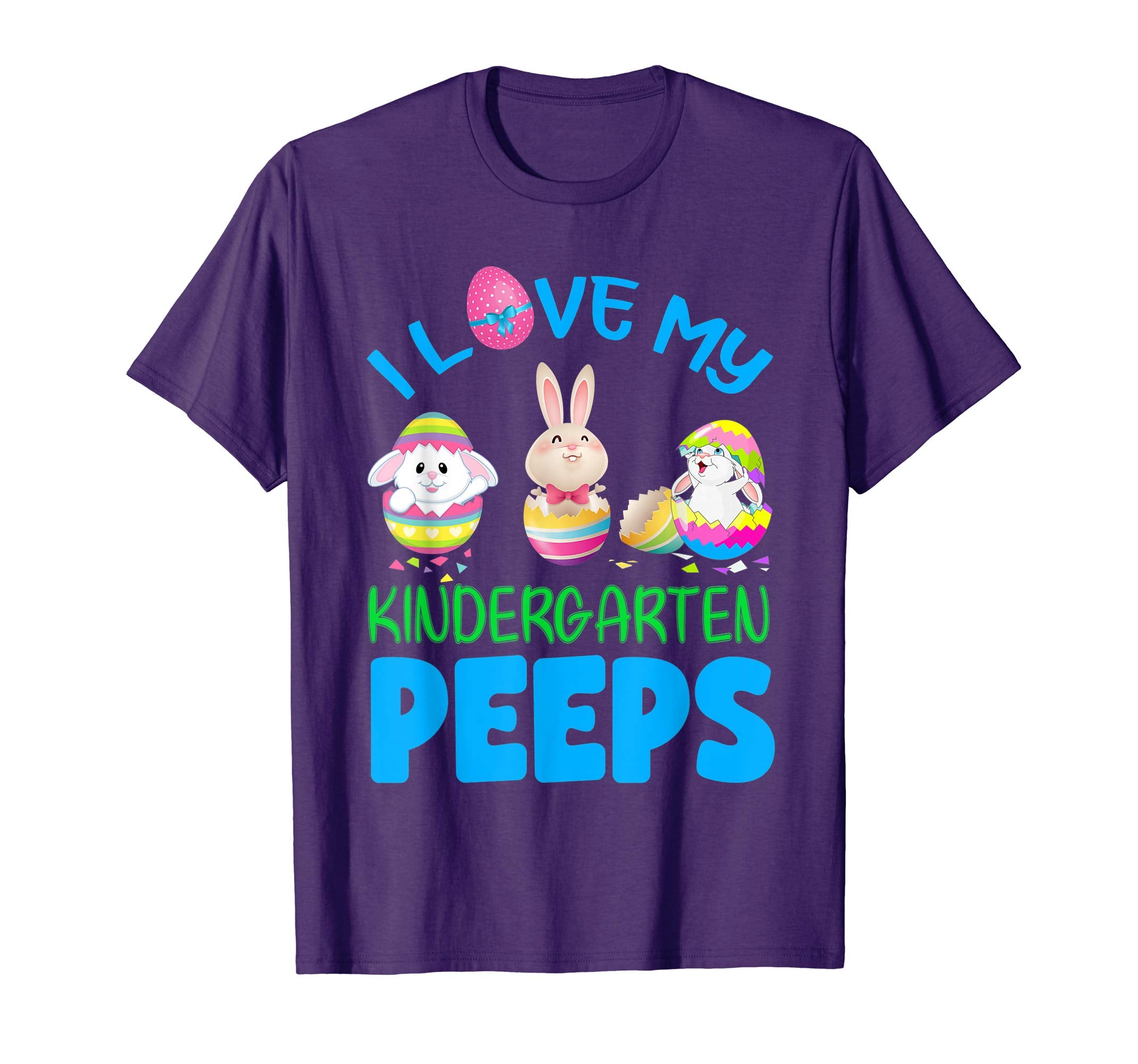 I Love My Kindergarten Peeps Happy Easter Teacher T Shirt