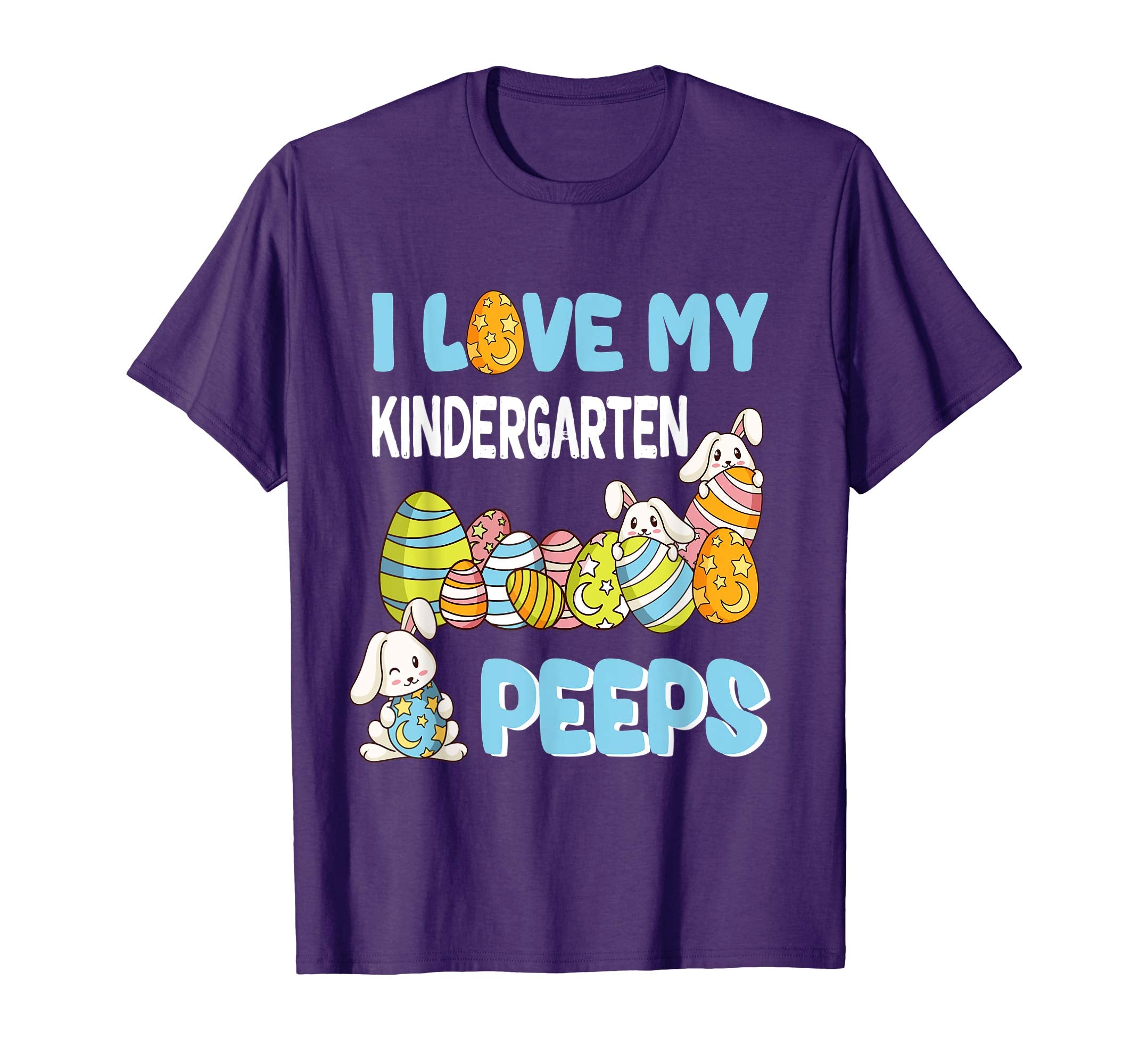 I Love My Kindergarten Peeps T-Shirt Easter Day Gift