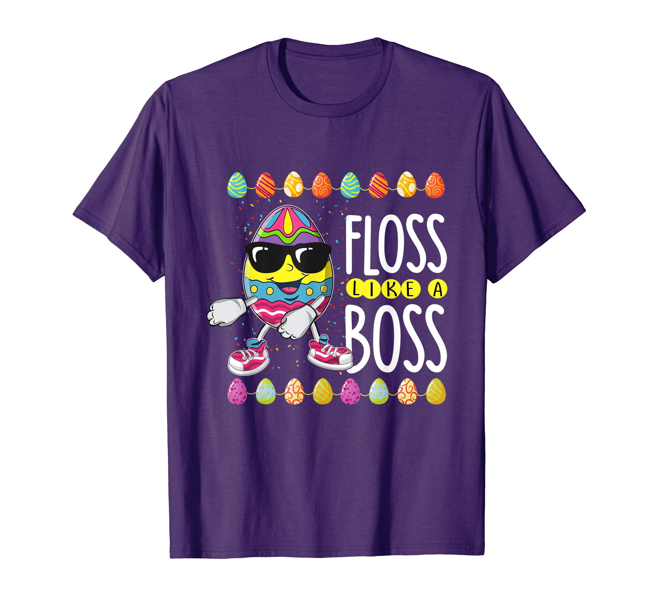Egg Easter Floss like a boos shirt easter funny T-shirt