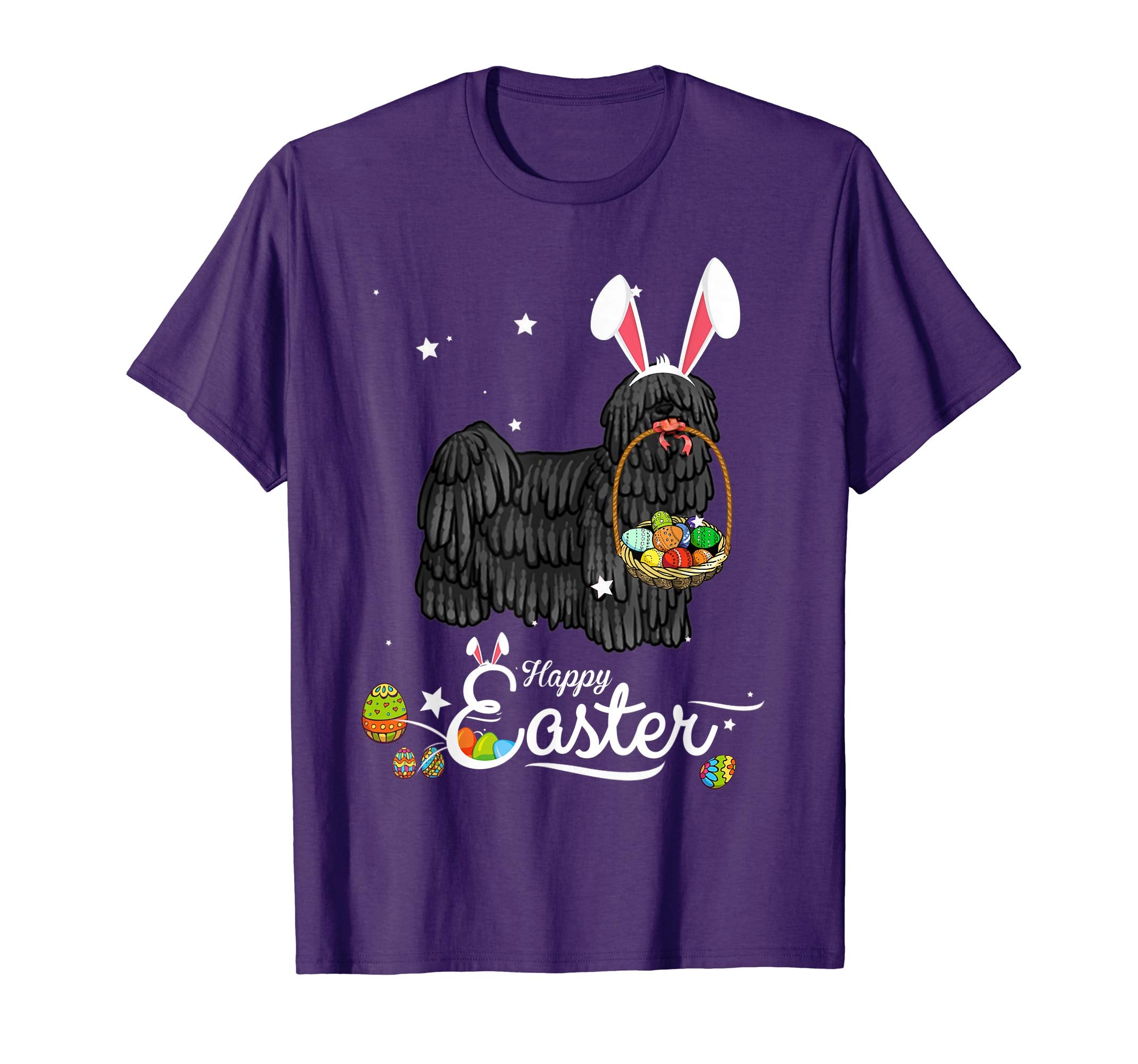 Puli Dog With Bunny Hat Easter Costume T Shirt