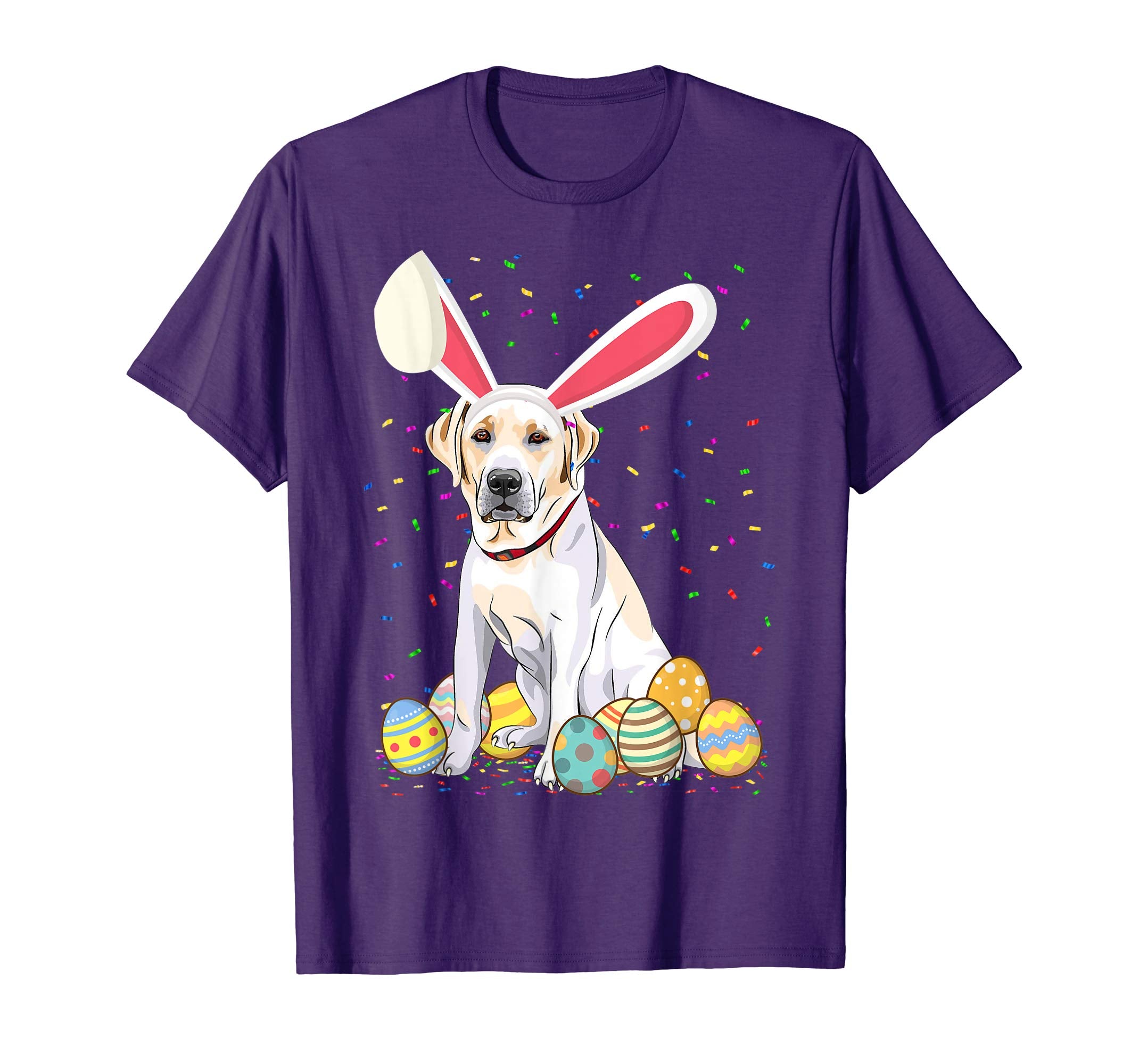 Labrador Dog Ear Easter Eggs Shirt Happy Easter Day Gift