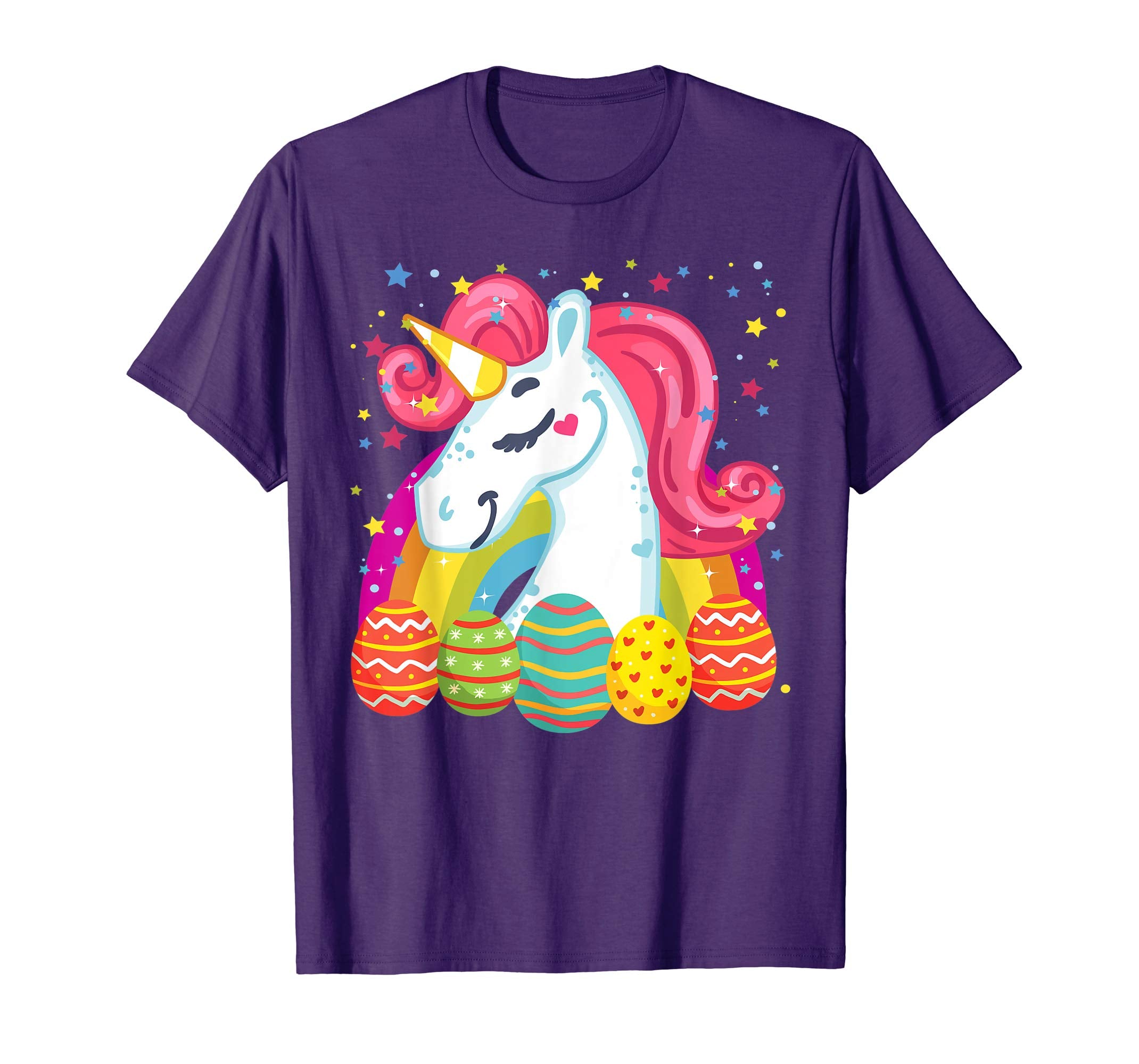 Unicorn Easter Eggs T-Shirt Gifts for Kids Boys Girls