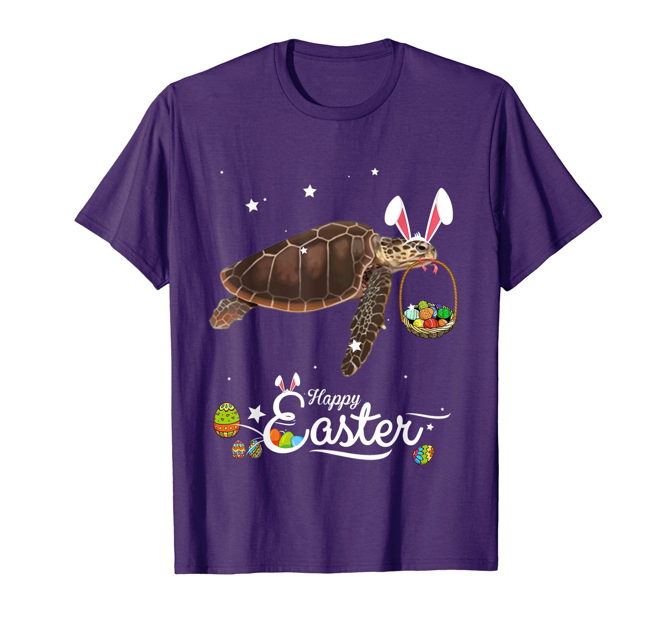 Cute Easter Turtles with Bunny Ears and Eggs T Shirt