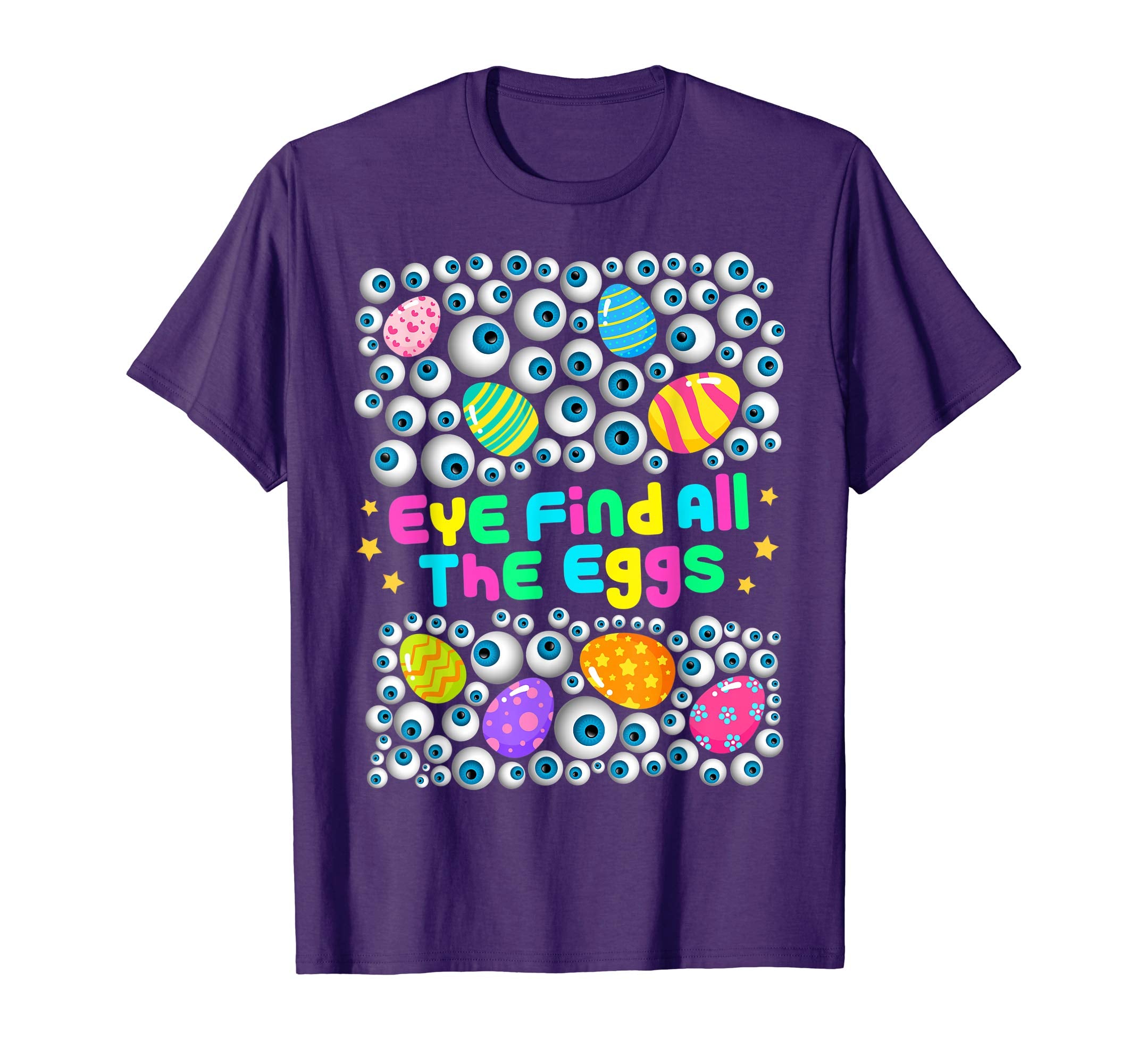 Easter Egg Hunt Kids Shirt Cool Eye Find Eggs Gift Tee