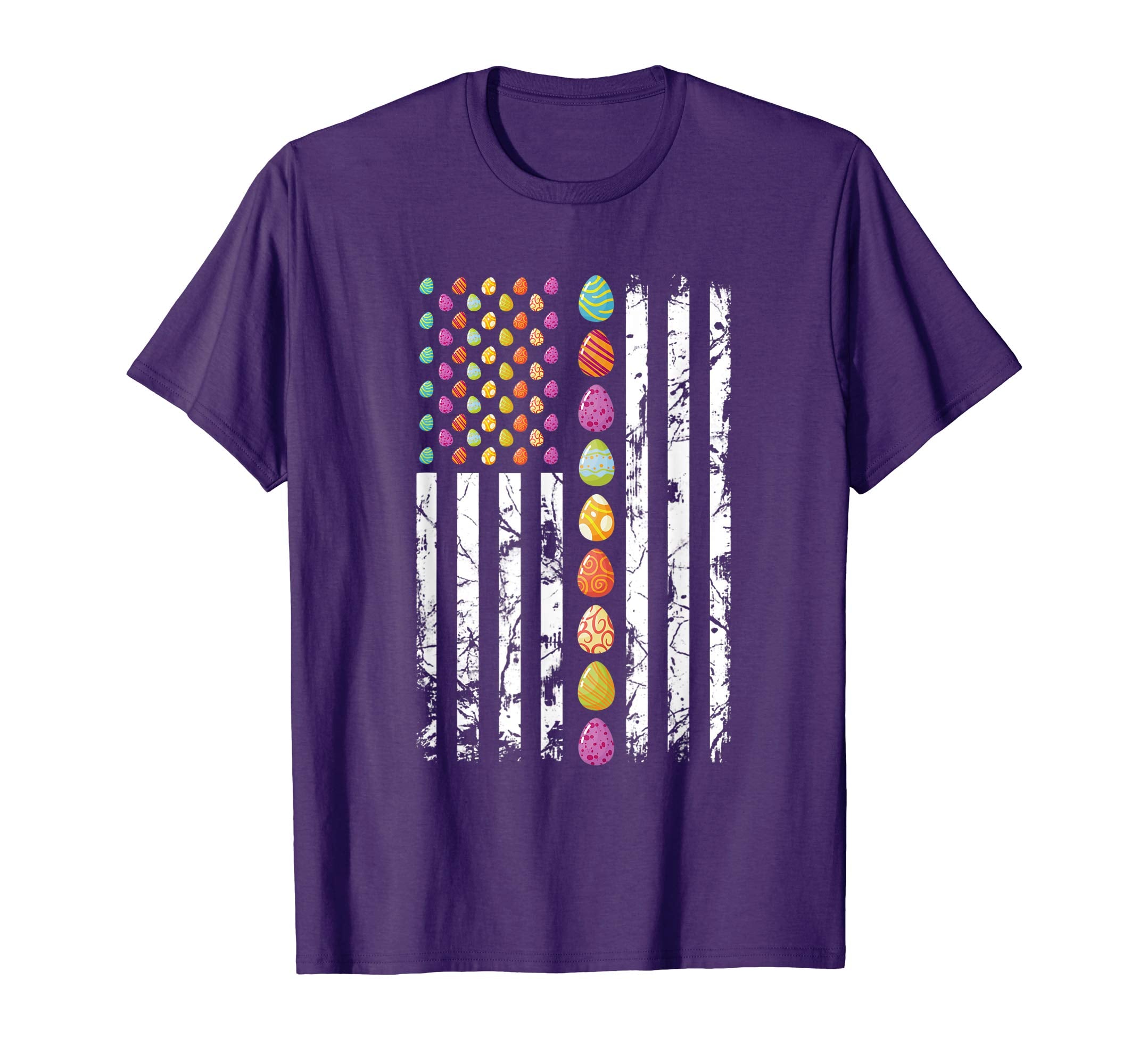 American Flag Easter Day T-shirt Easter Eggs and Bunnys Ou