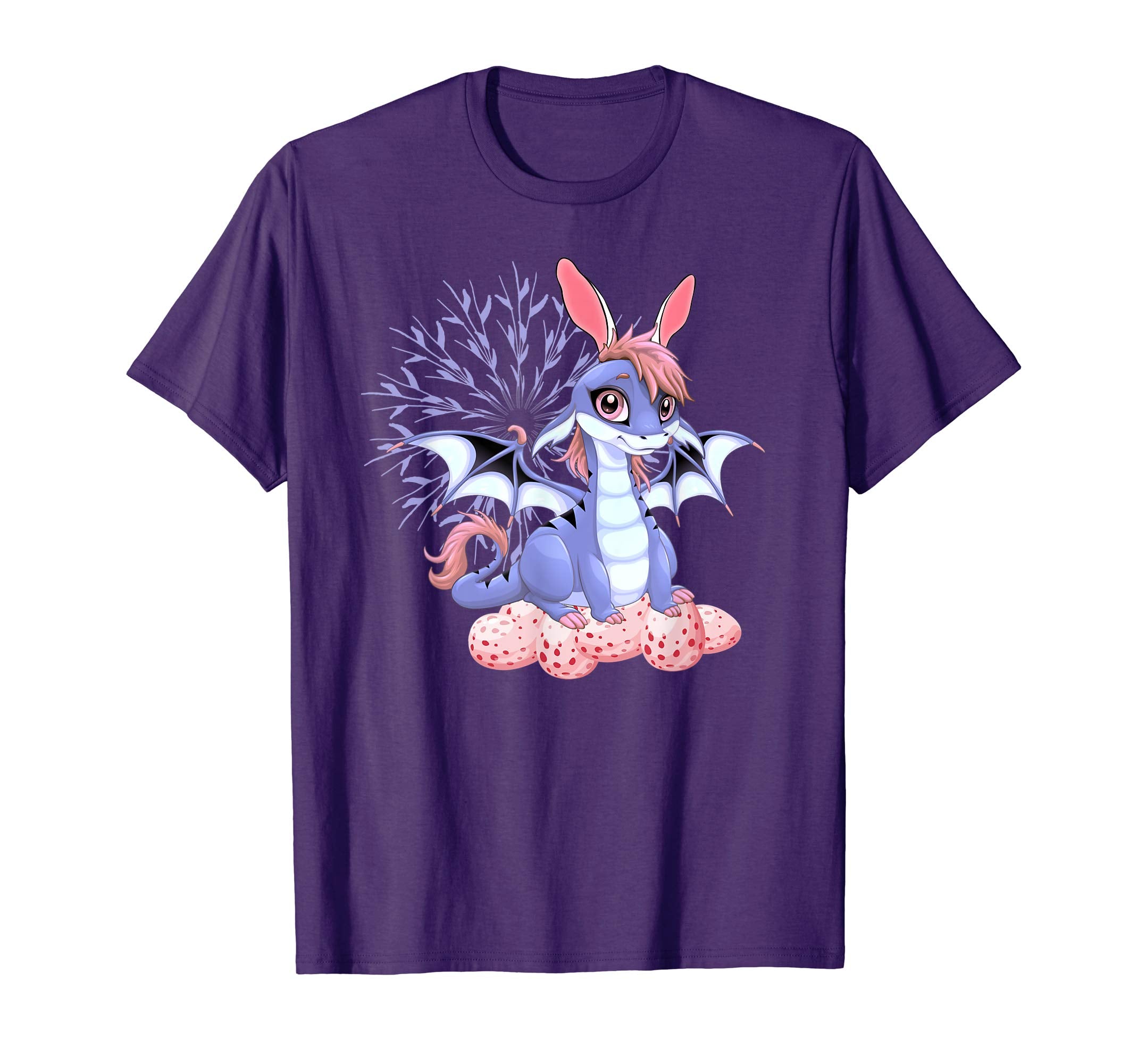 Cute Anime Dragon Bunny Easter Shirt Toddler Girl Boy Women