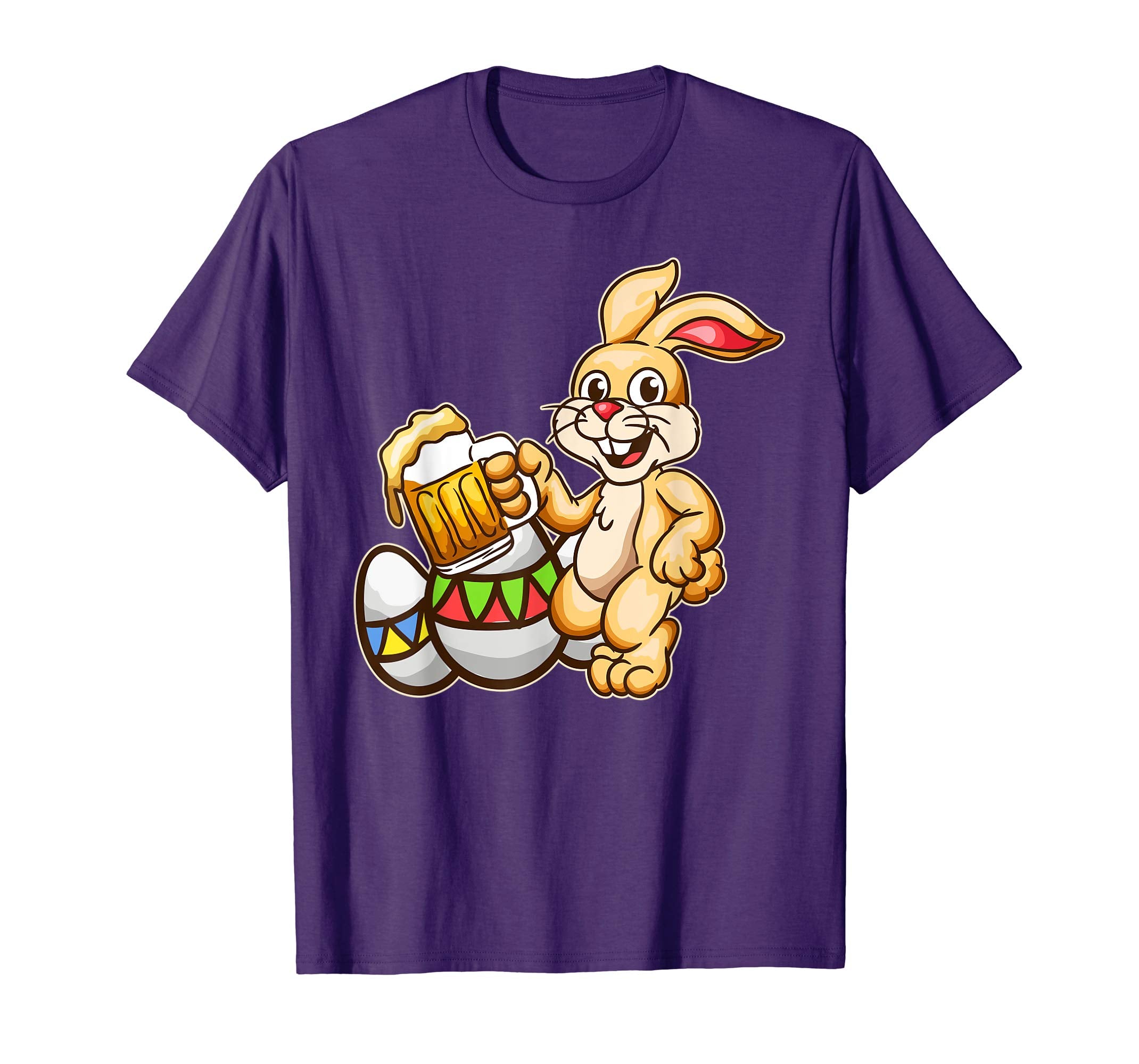 Drunk Bunny Beer Shirt Egg Mug - Funny Easter Bunny Tee Gift