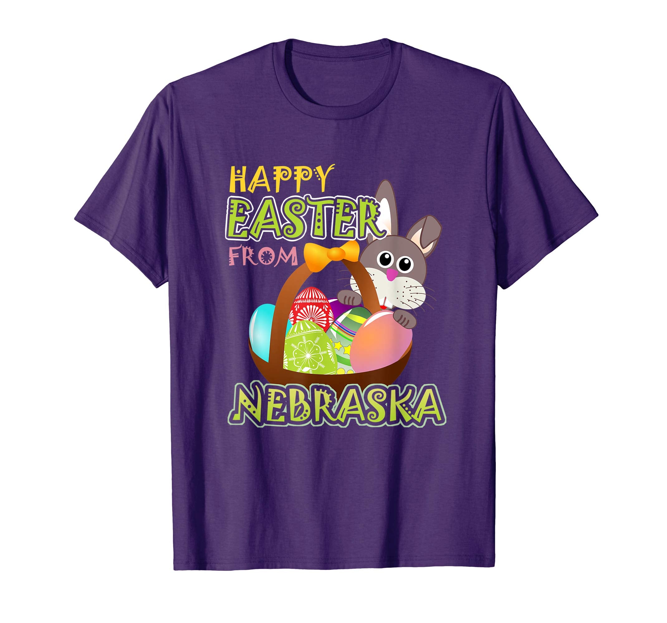 Happy Easter from Nebraska Funny States T-Shirt