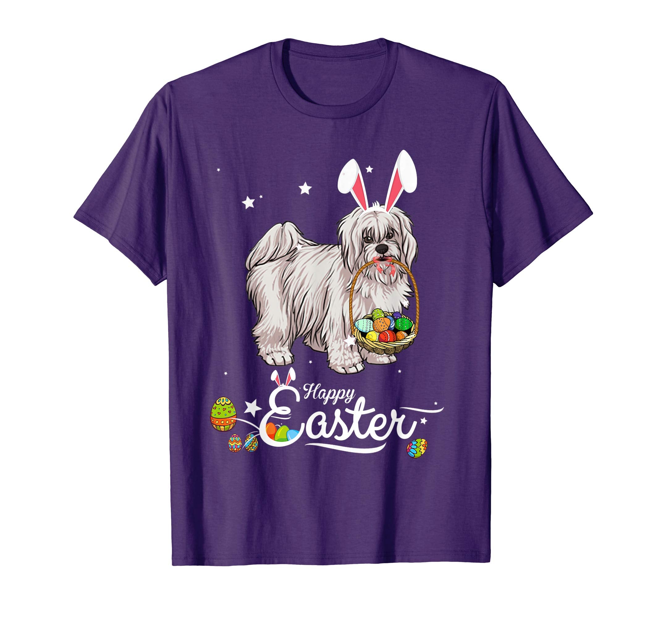 Coton De Tulear Dog With Bunny Hat Easter Costume T Shirt
