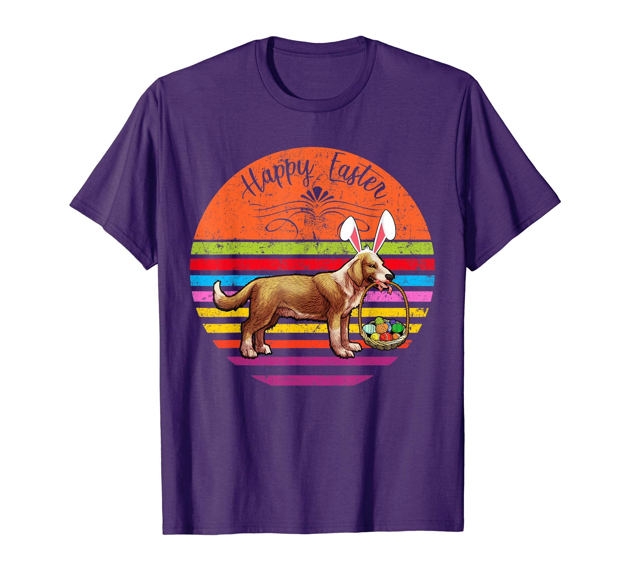 Vintage Drever Dog Easter Eggs Basket T Shirt