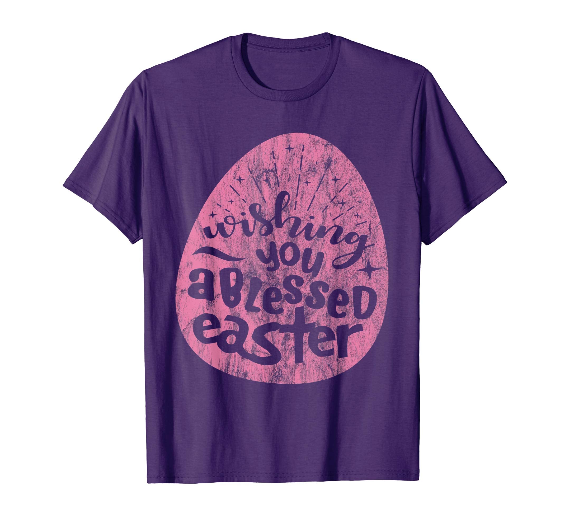 Wishing You A Blessed Easter T-Shirt Gift Women