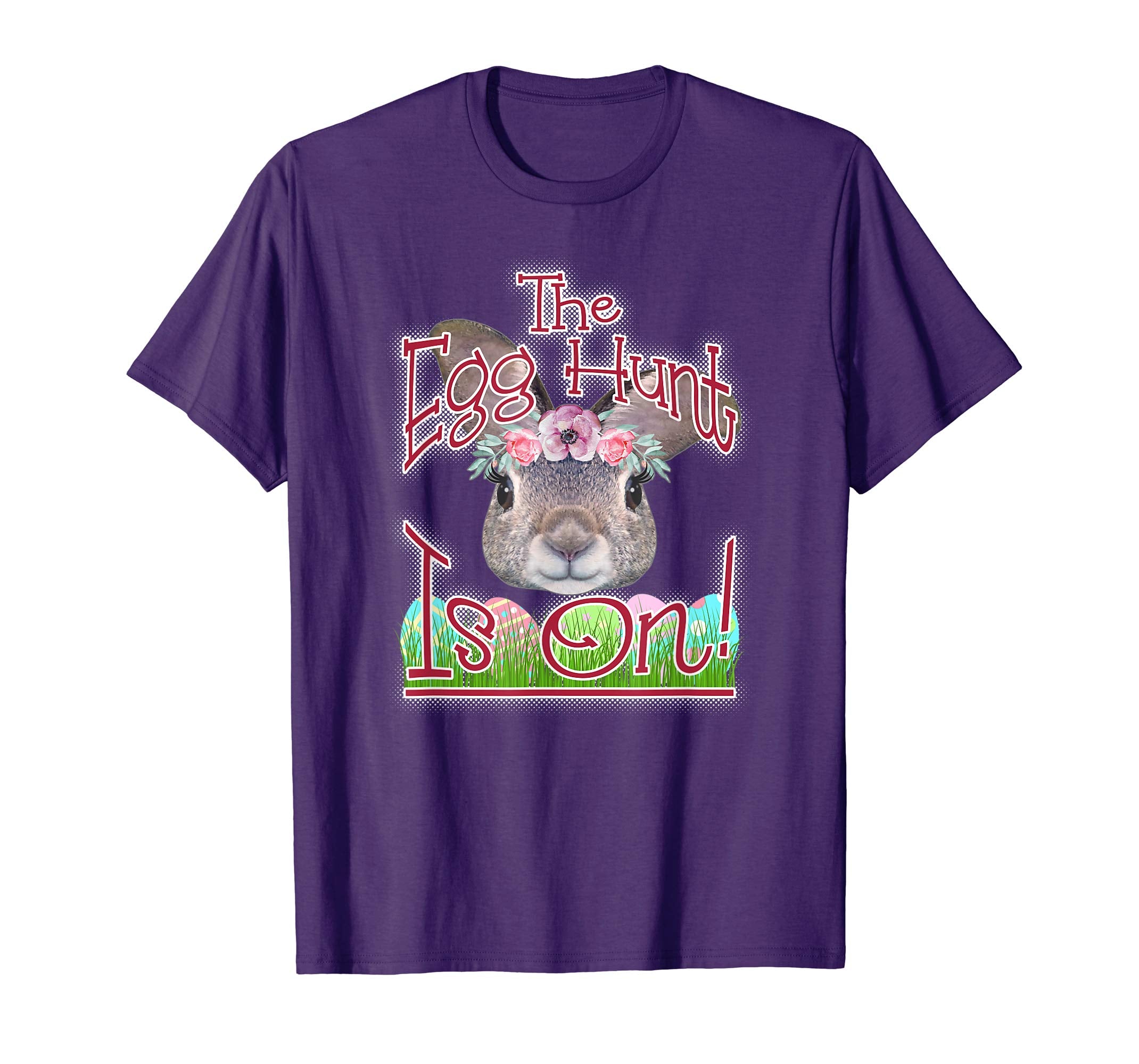 The Egg Hunt Is On Shirt Easter Egg Hunting Shirt For Girls