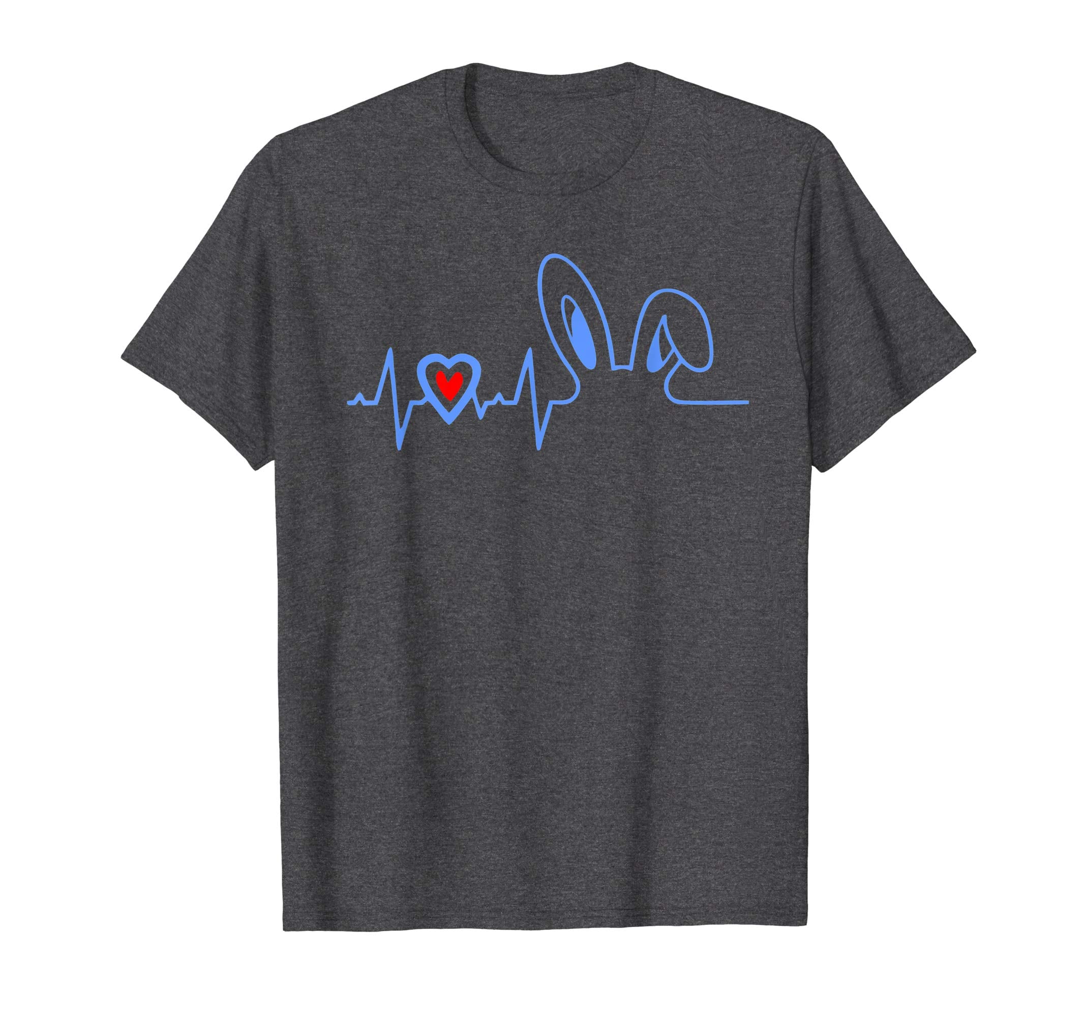 Happy Easter Bunny Heartbeat for Nurse Teacher Cute T Shirt