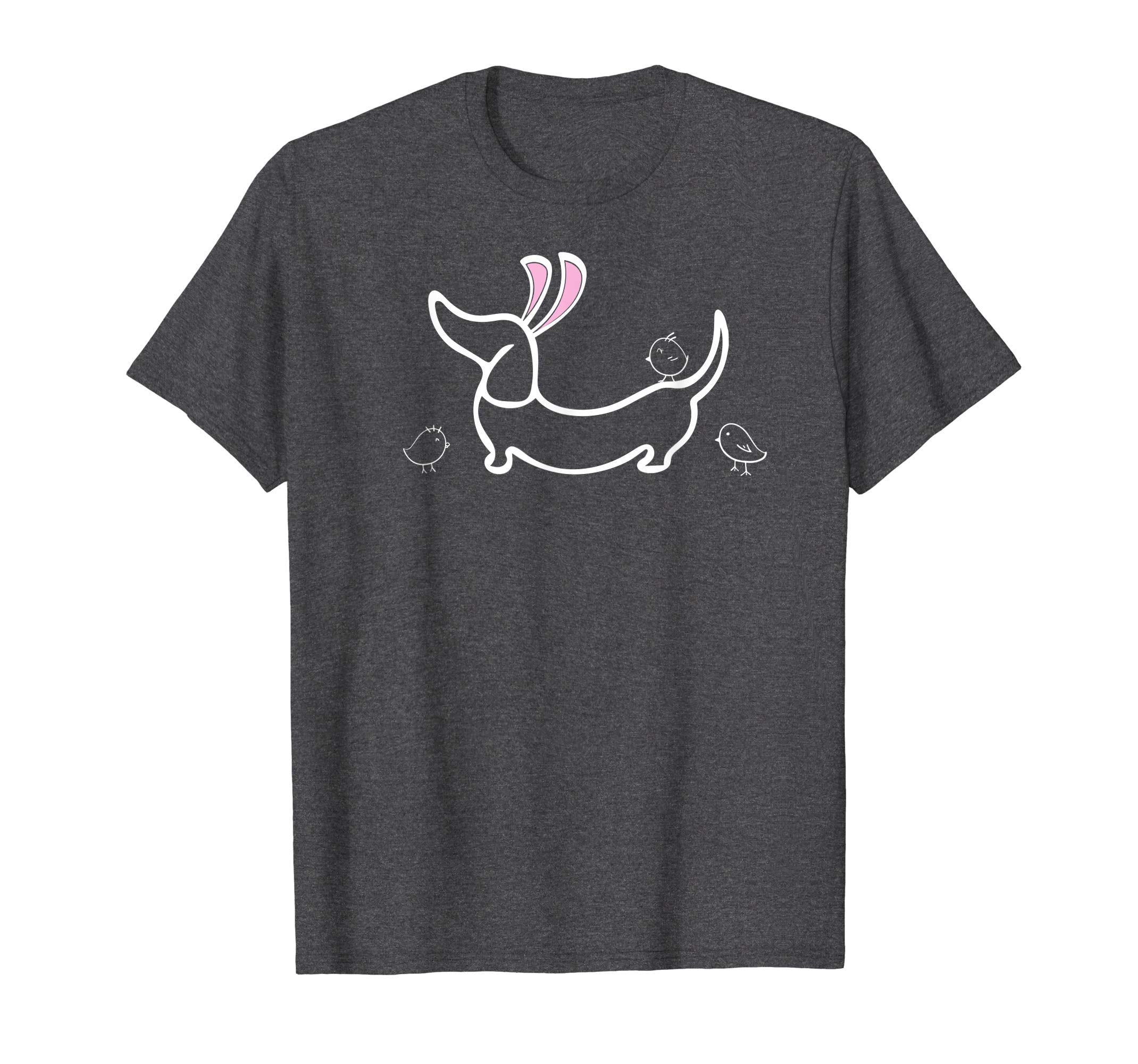 Easter Bunny Ears and Chicks Dachshund T-Shirt