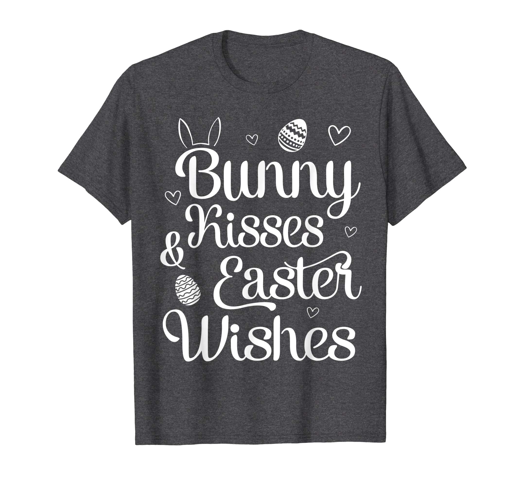 Hearts Bunny Faces Eggs Shirt Bunny Kisses &amp; Easter Wishes