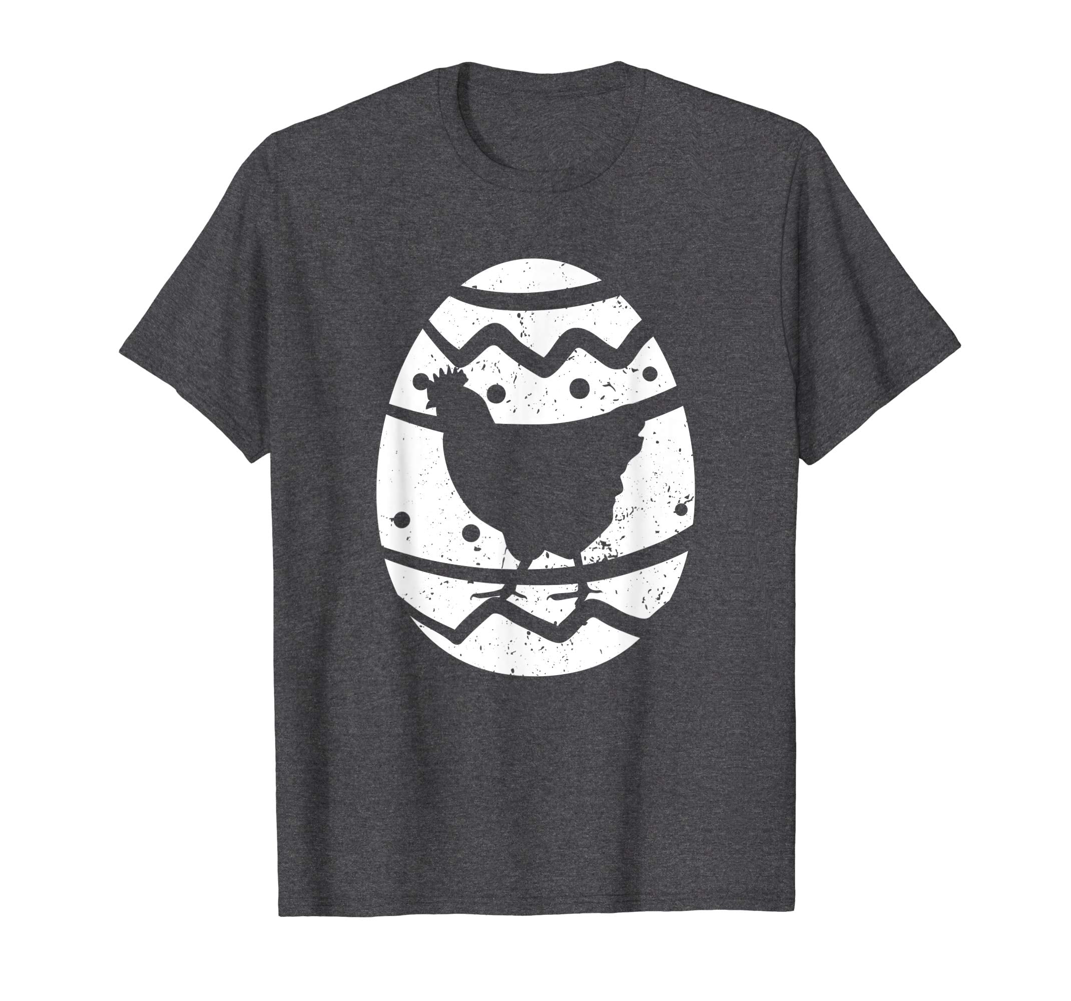 Vintage Chicken Happy Easter Egg T-Shirt Easter Gift