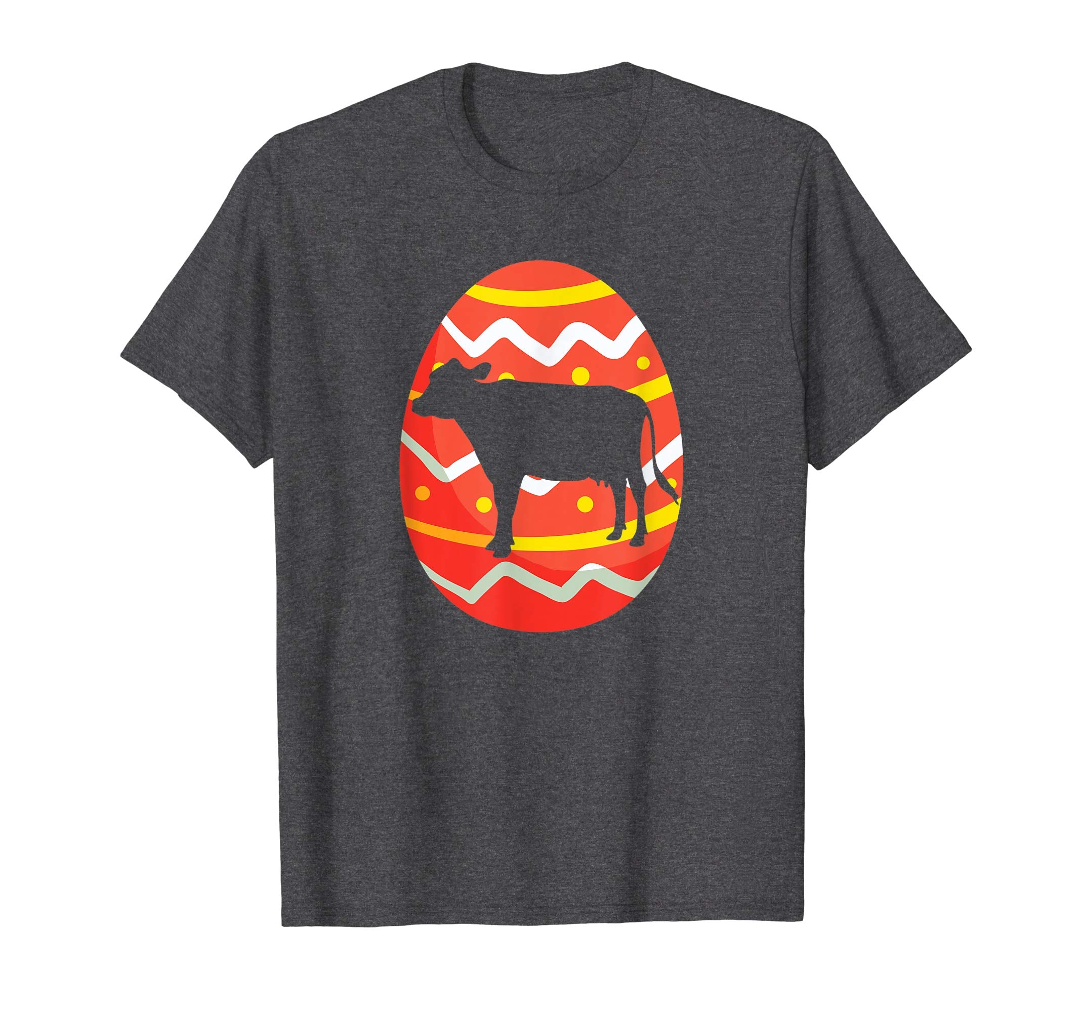 Happy Cow Easter Bunny Egg T-Shirt for Kids Boys Girls