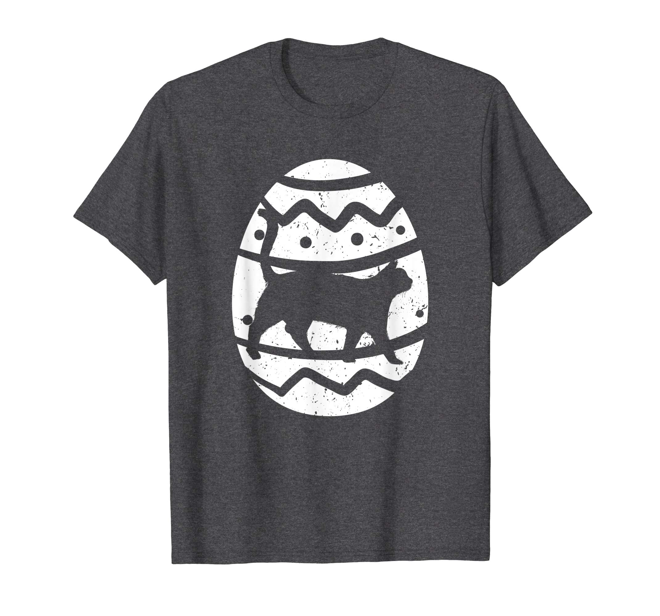 Vintage Cat Happy Easter Egg T-Shirt Kitty Easter Gift