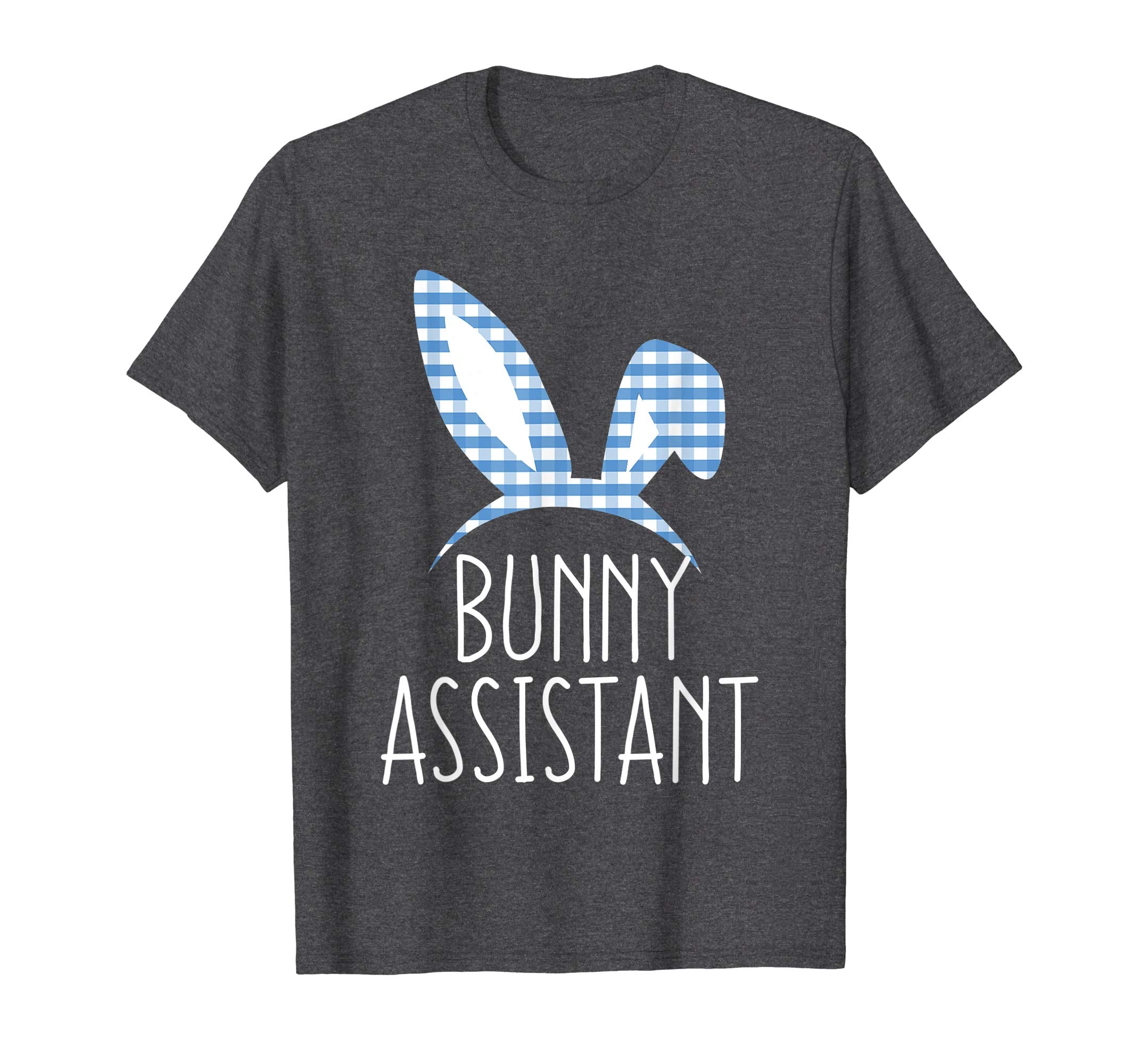 Bunny Assistant Gingham Check Bunny Headband Easter Shirt
