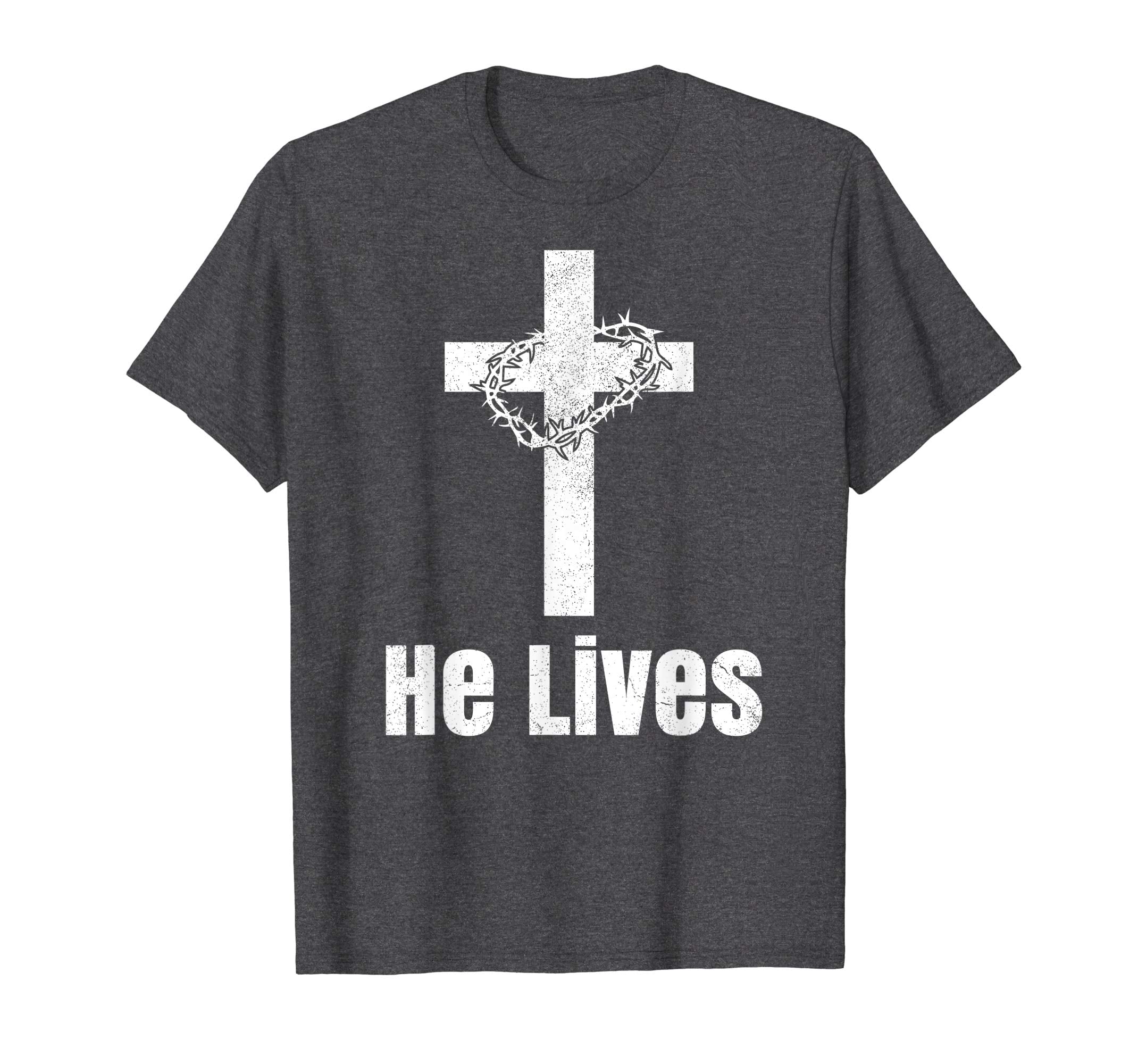 He Lives Easter Religious Christian Jesus Cross T Shirt