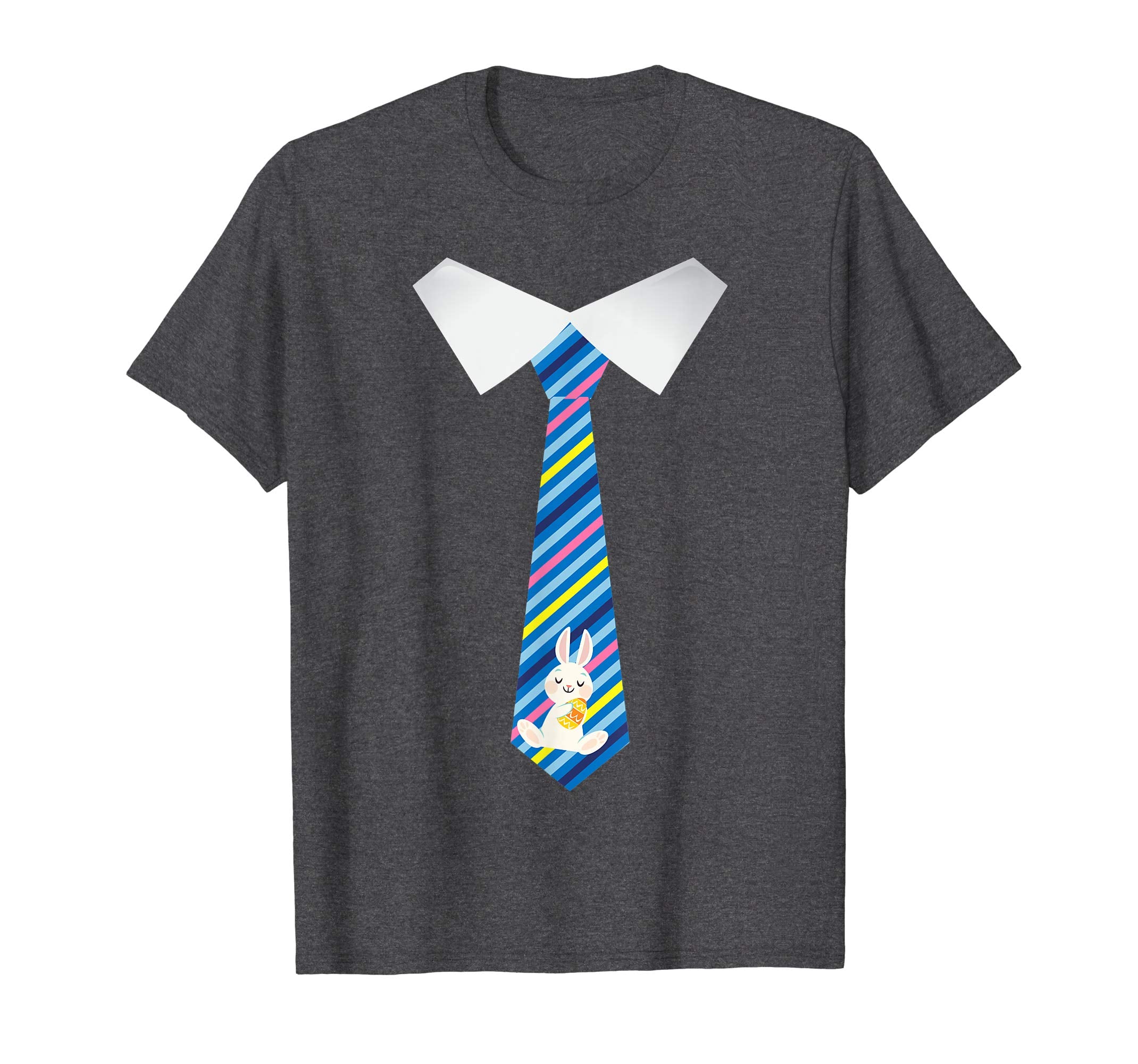 Boy Man Tie Costume With Bunny &amp; Easter Eggs Inside Shirt