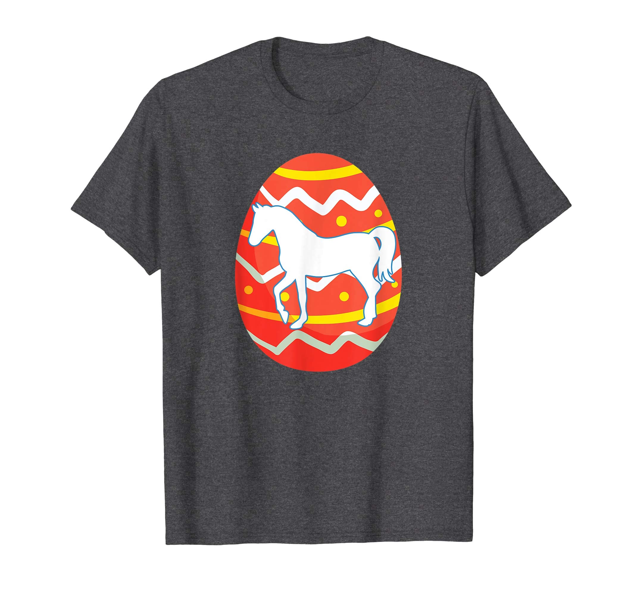 Happy Horse Easter Bunny Egg T-Shirt for Kids Boys Girls
