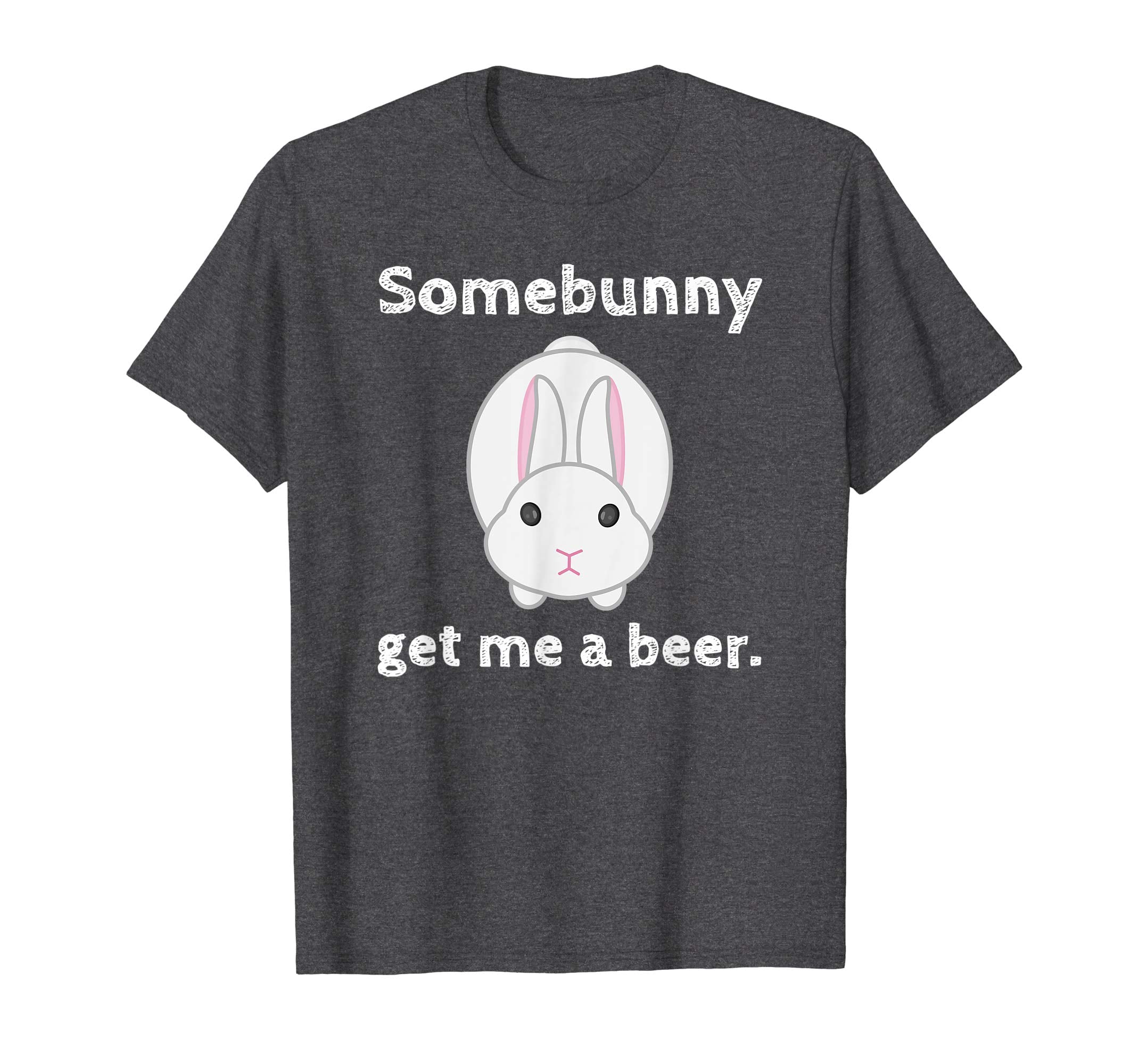 Easter Gift for Men Women Some Bunny Get me a Beer Tshirt