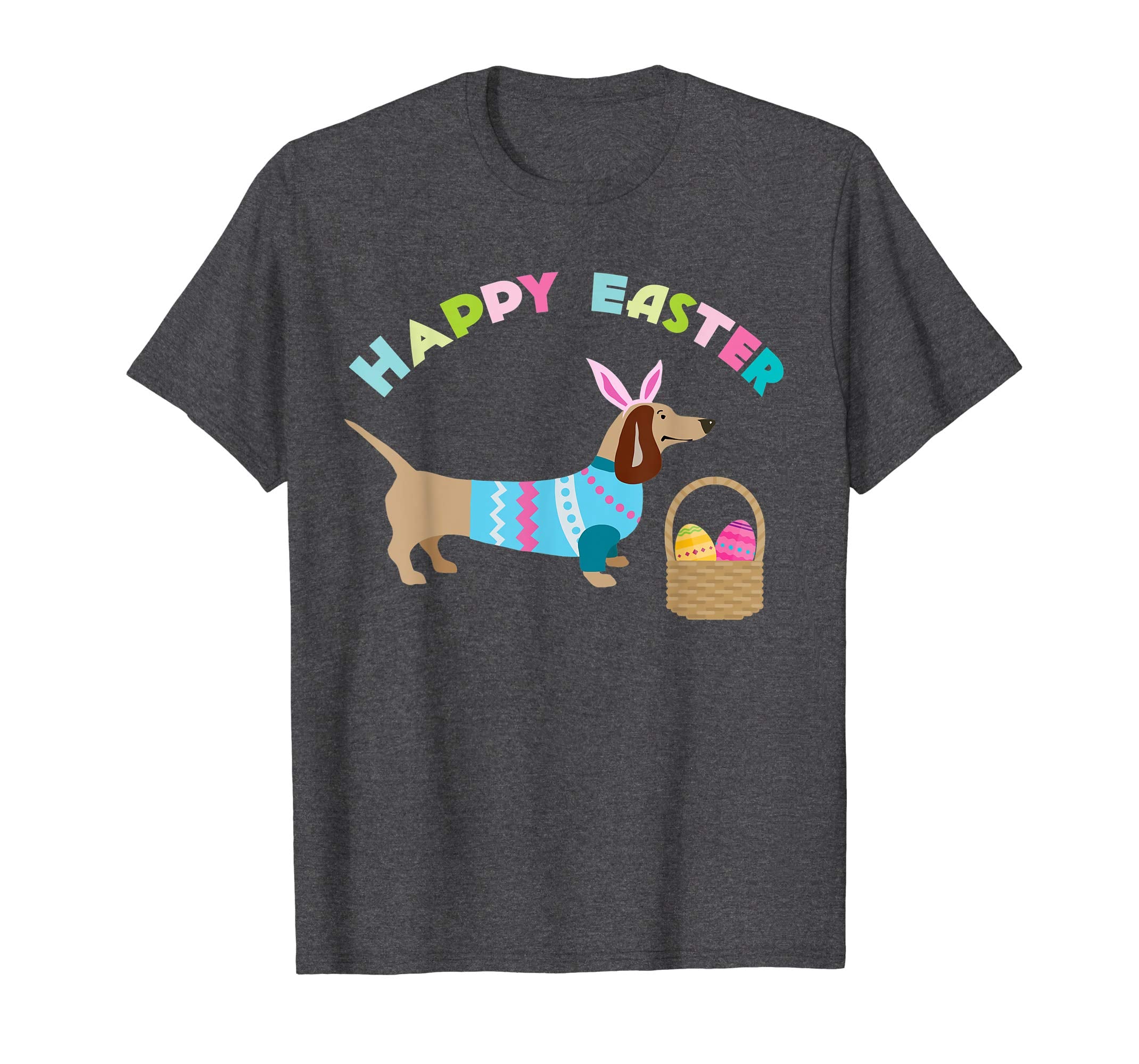 Weiner Daschund Easter T-shirt Doxie in Dog Dress