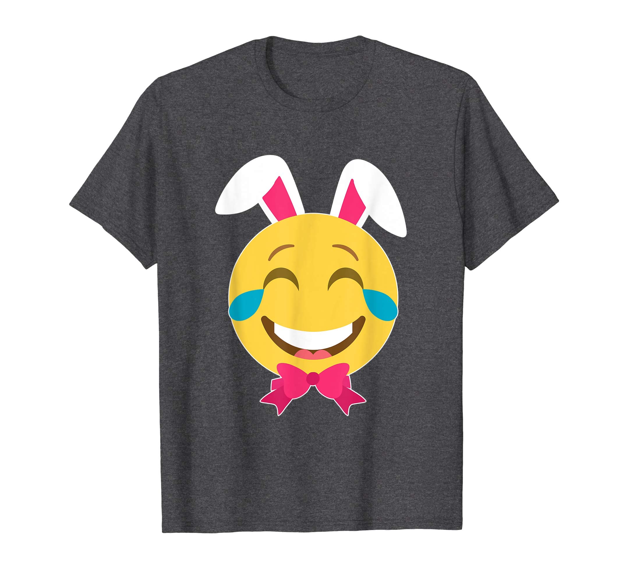 Smile Emotion Girl Face Bunny Rabbit Happy Easter Day Shirt