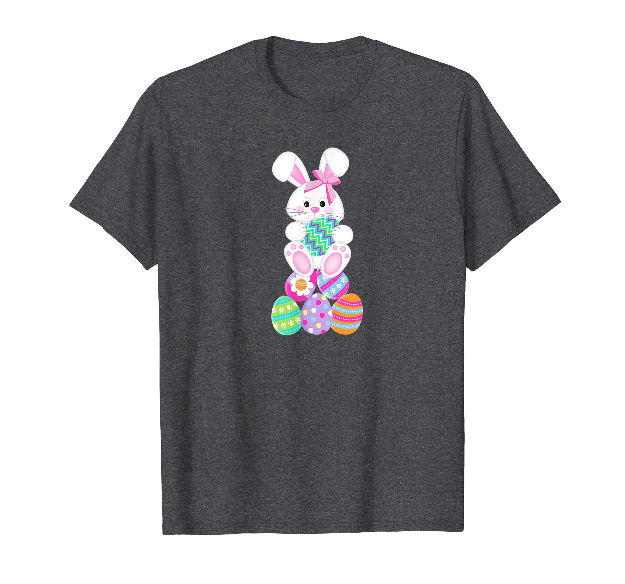 Cute Easter T-Shirt with Bunny and Easter Eggs