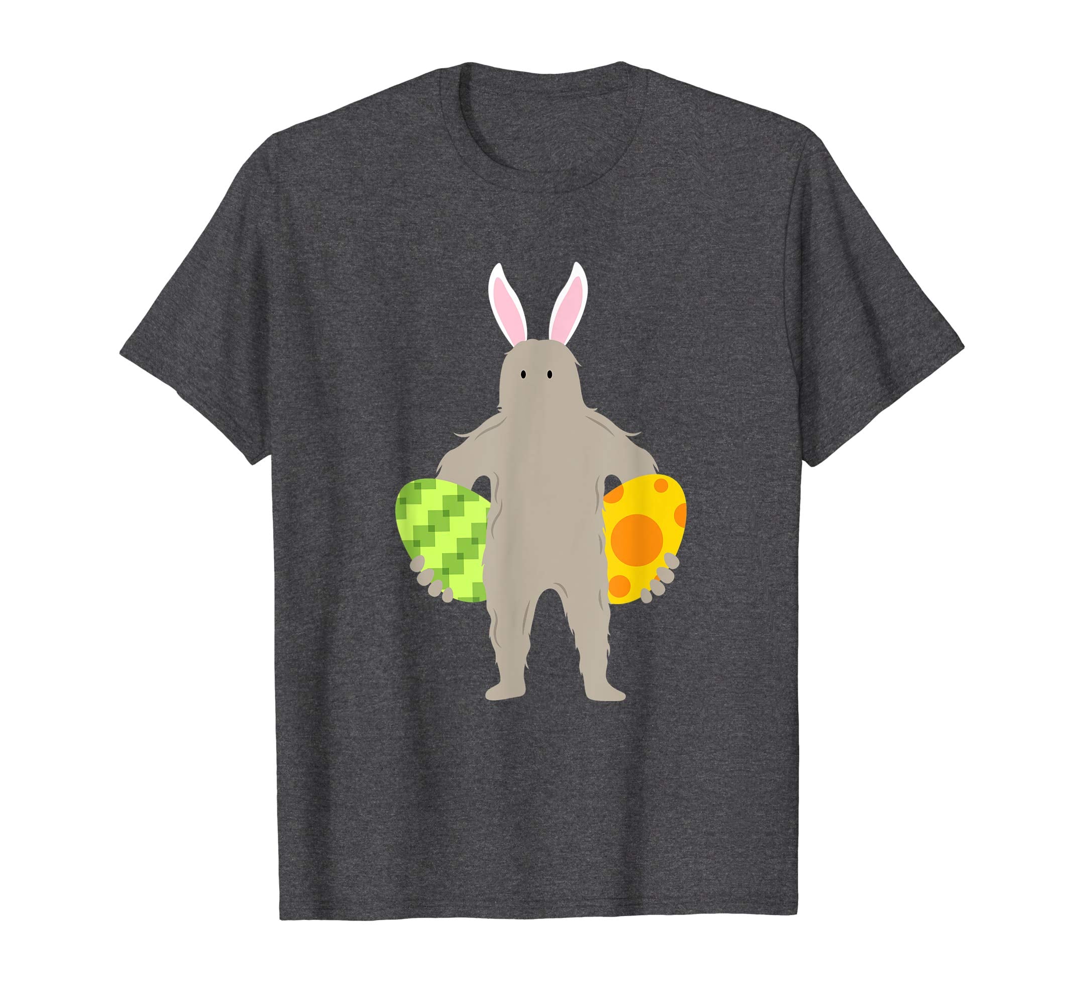 Easter Bunny Eggs Bigfoot T shirt Gifts for Kids Boys Girls