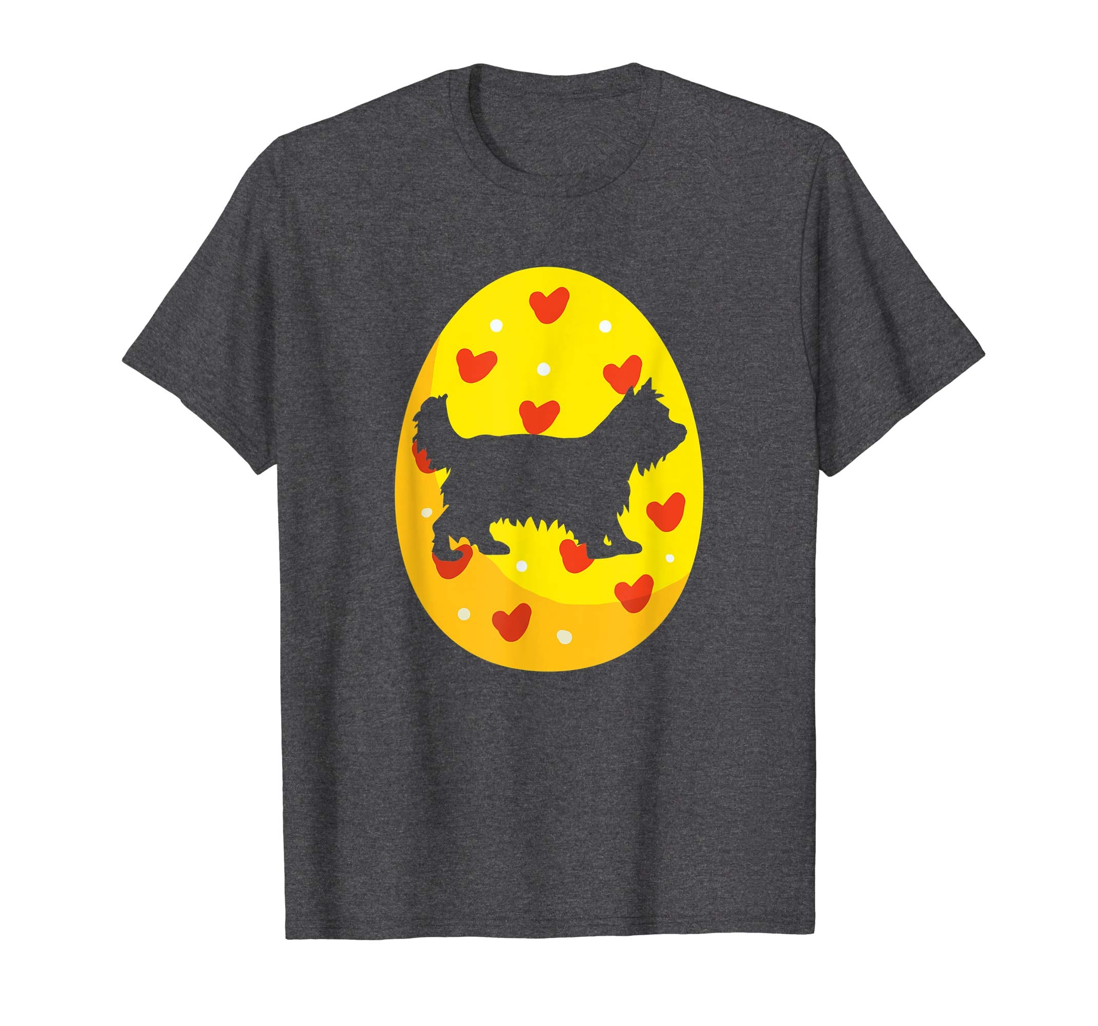 Yorkshire Terrier Easter Bunny Egg T-Shirt Dog Easter Gift