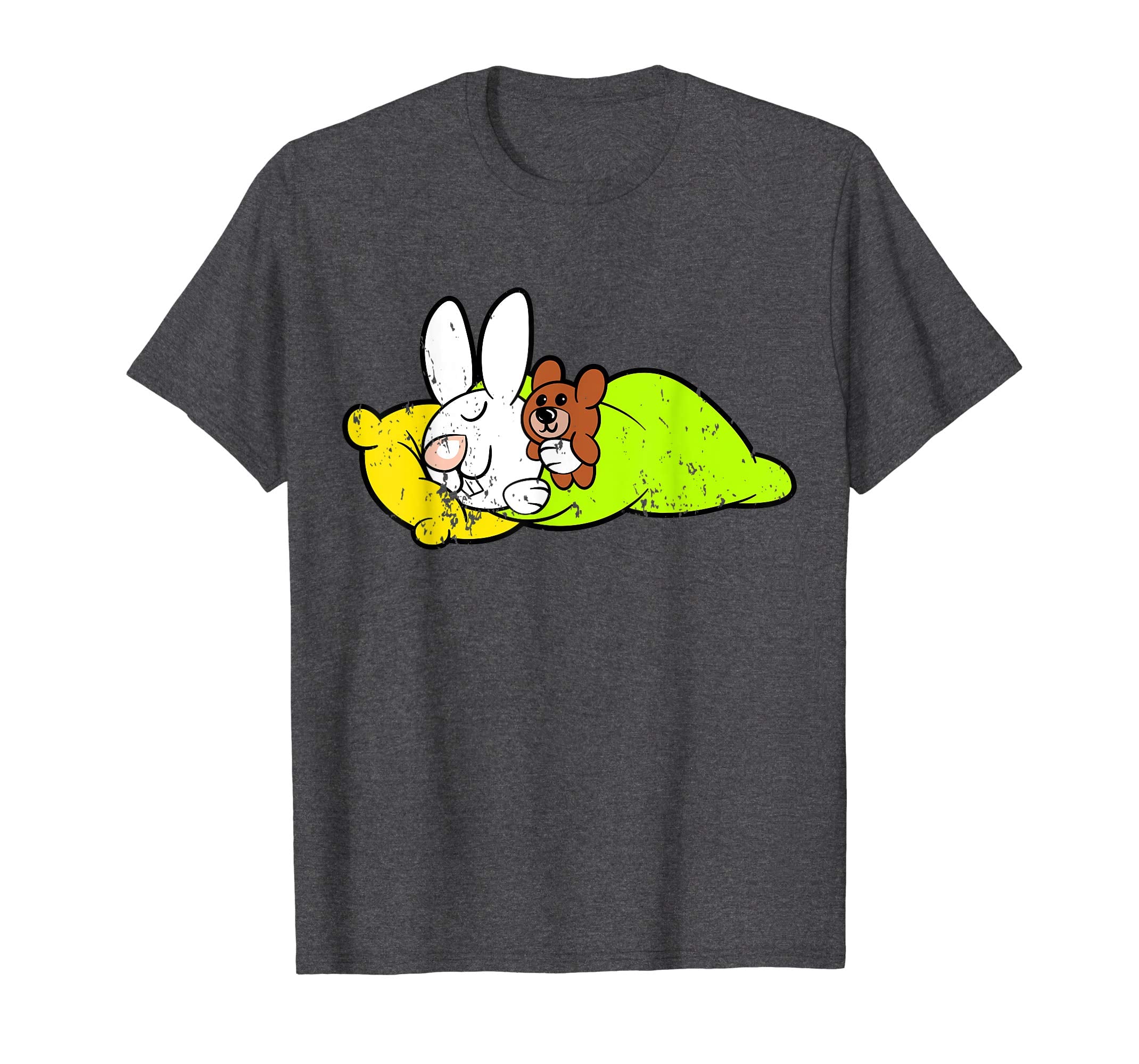 Retro Vintage Grunge Funny Cute Easter Bunny Egg Fun T-Shirt