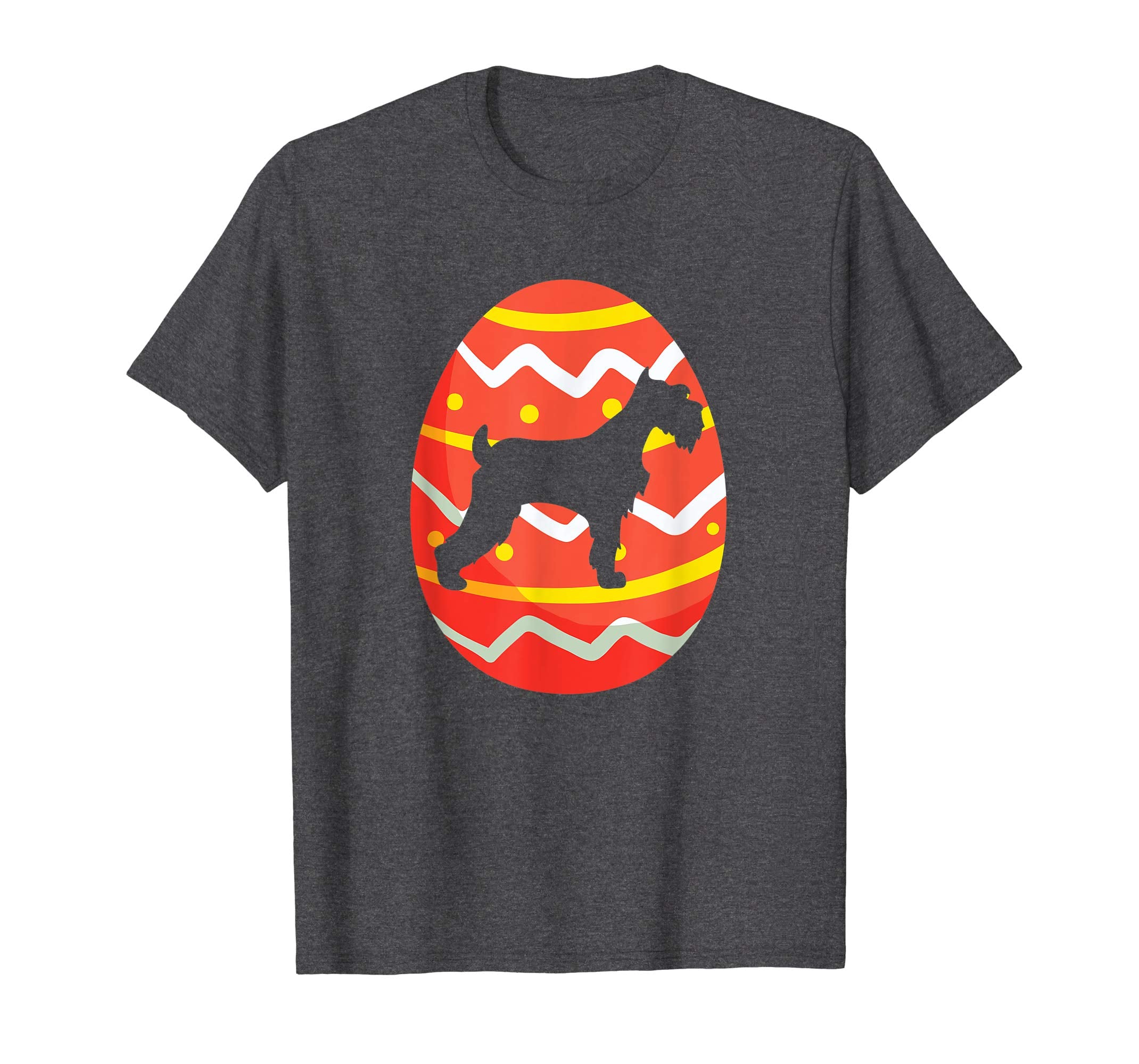 Miniature Schnauzer Easter Bunny Egg T-Shirt Dog Easter Gift