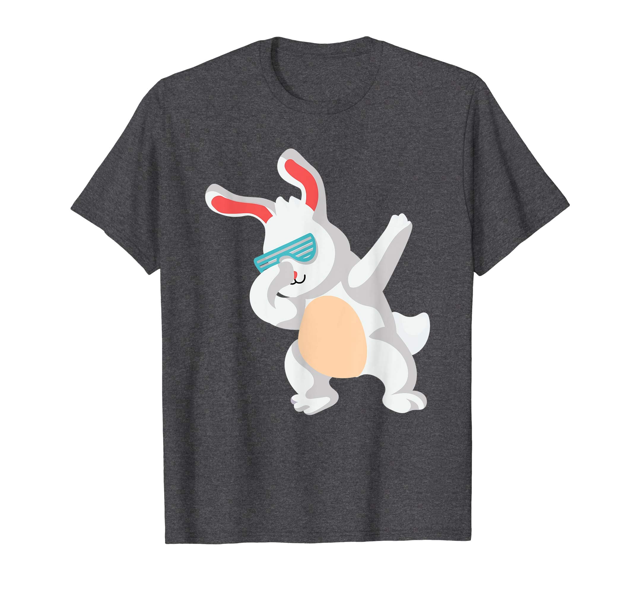 Happy Easter Dabbing Bunny Glasses Boys Girls Kids T Shirt