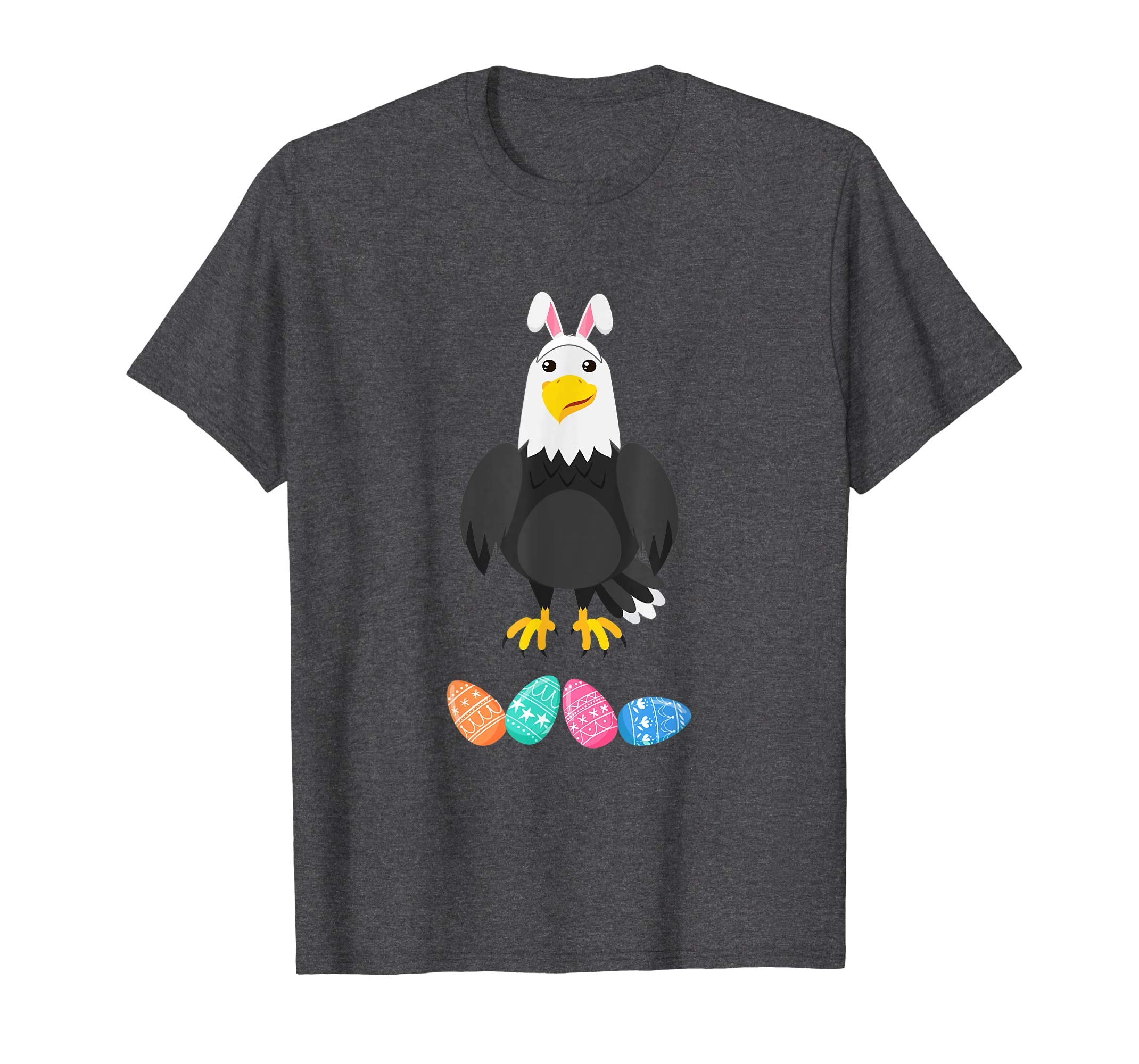 Funny Easter Eagle With Bunny Ears And Eggs T Shirt