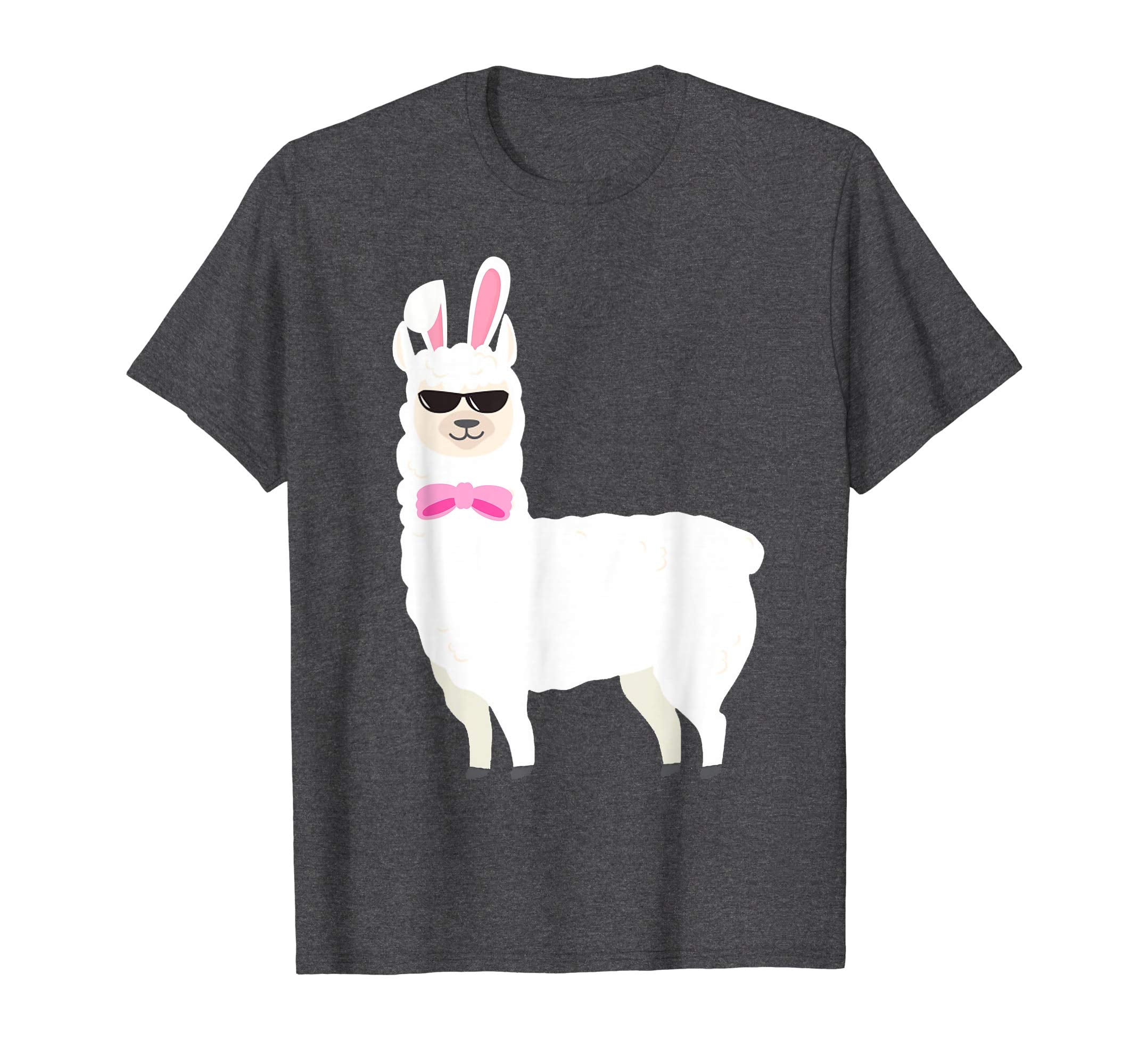 Funny Llama Easter Shirt Alpaca Bunny Ear Tee