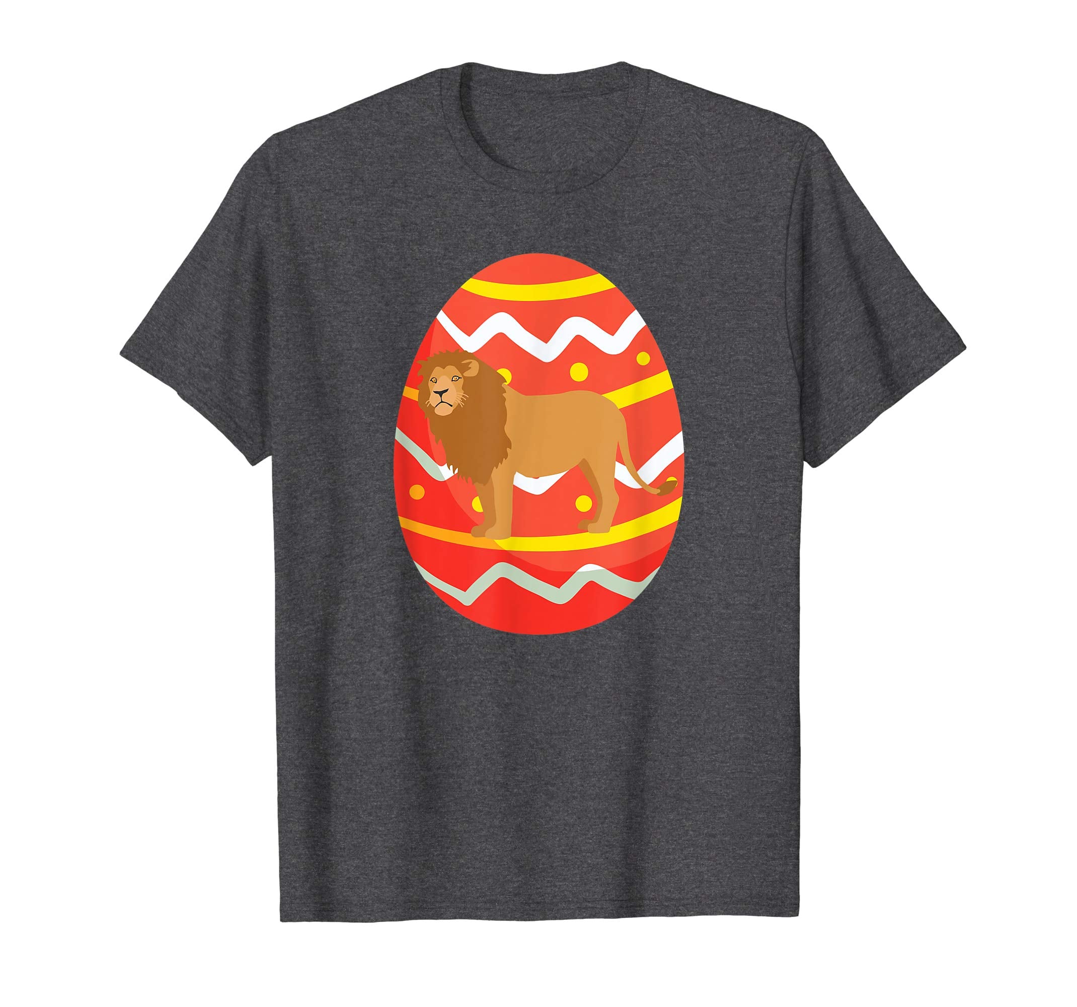 Funny Lion Easter Eggs T-Shirt Gifts for Kids Boys Girls