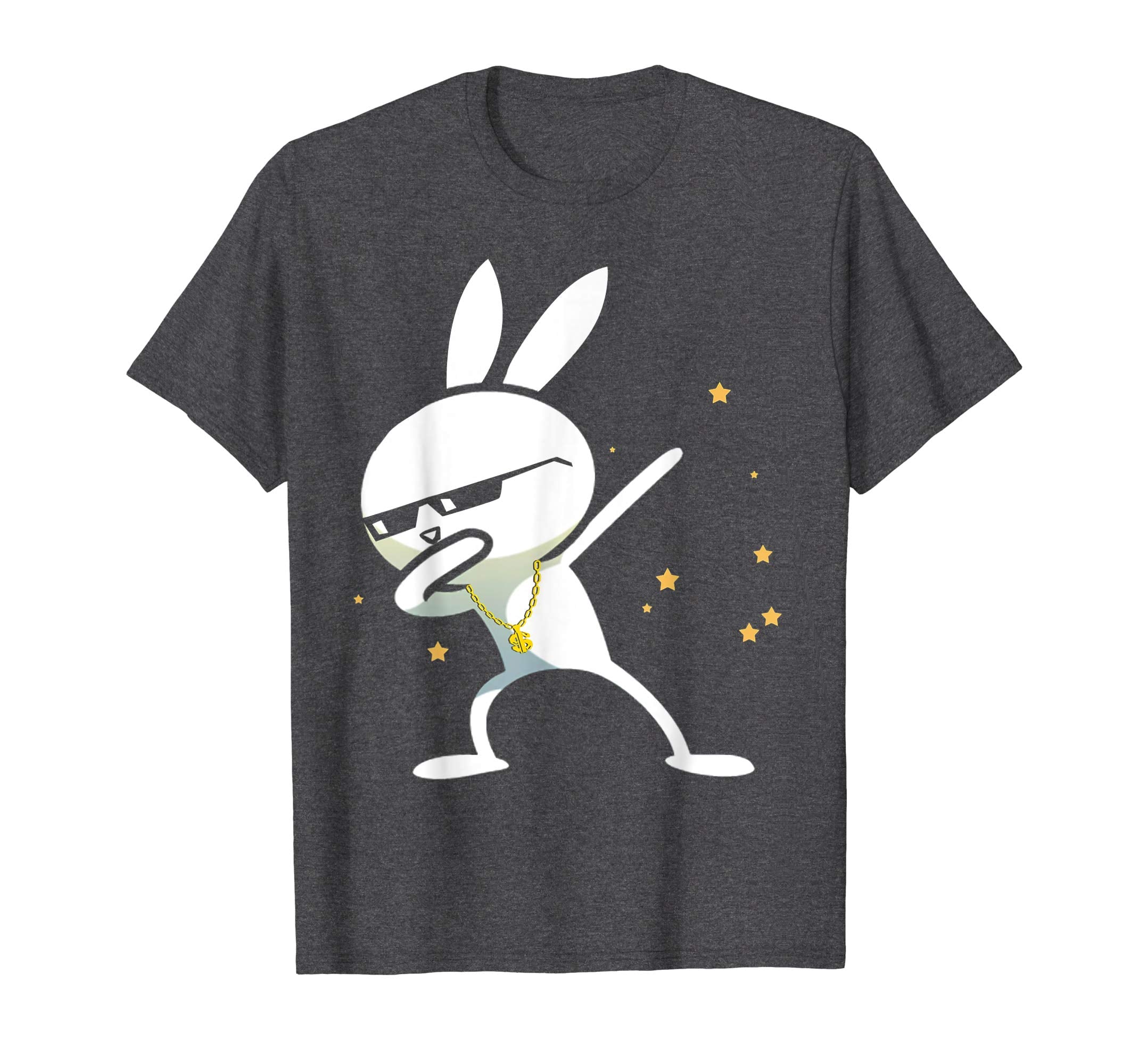 Dabbing Hip Hop Bunny Easter Shirt for Boys Girls Adults Dab