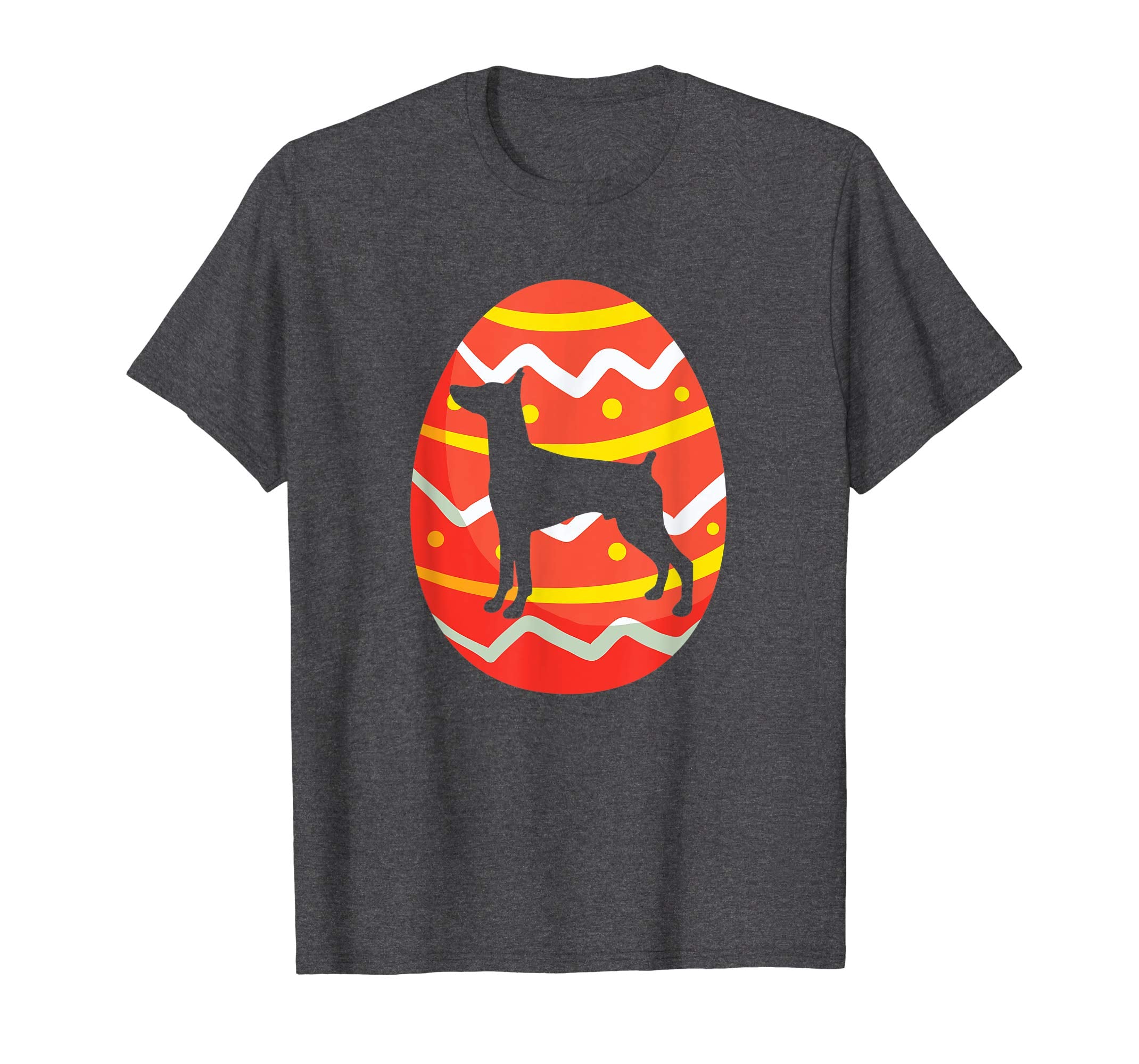 Doberman Pinscher Easter Bunny Egg T-Shirt Dog Easter Gift